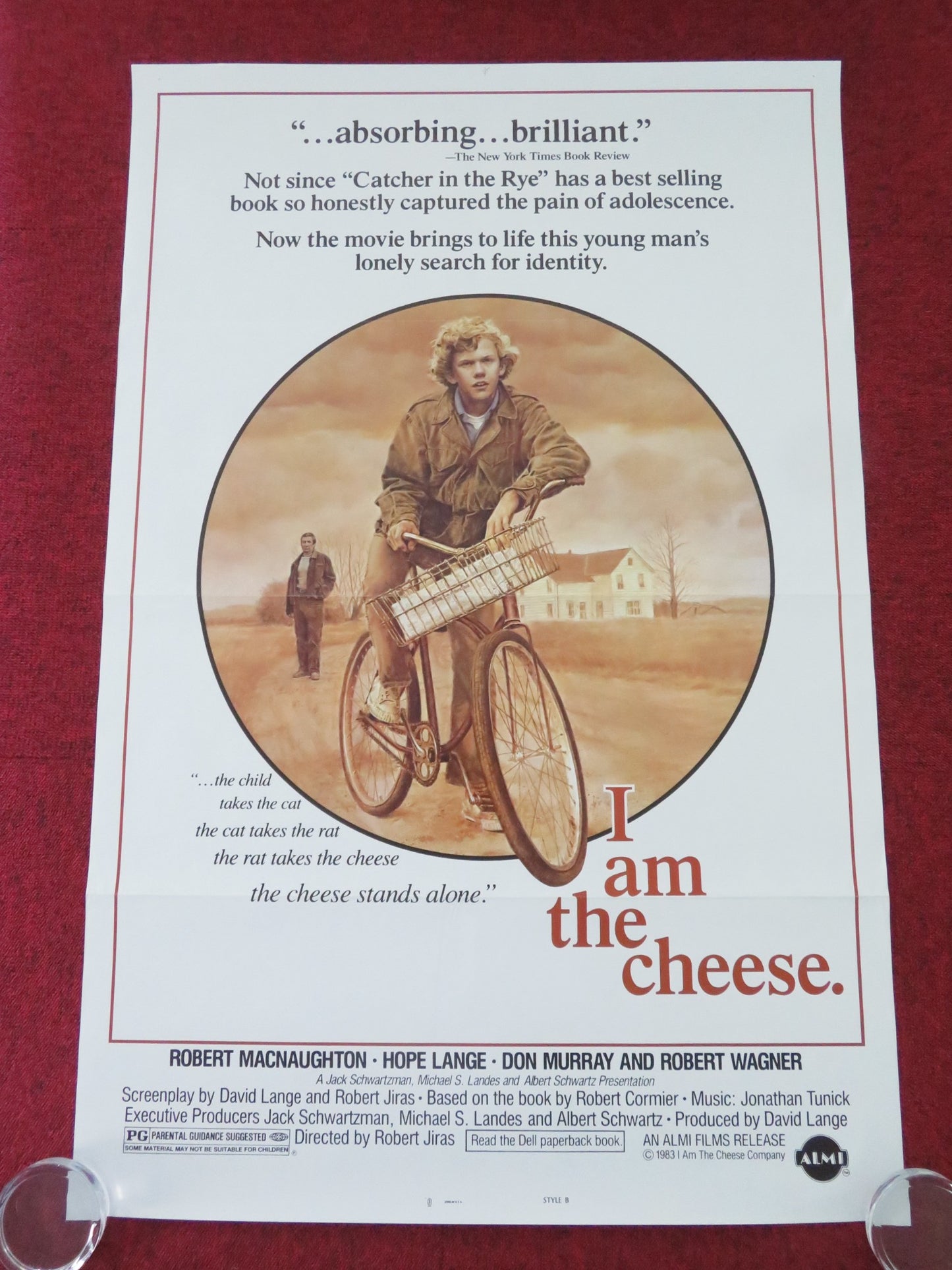 I AM THE CHESSE - STYLE B US TRI FOLDED ONE SHEET ROLLED POSTER R. WAGNER 1983 - Rendezvous Cinema