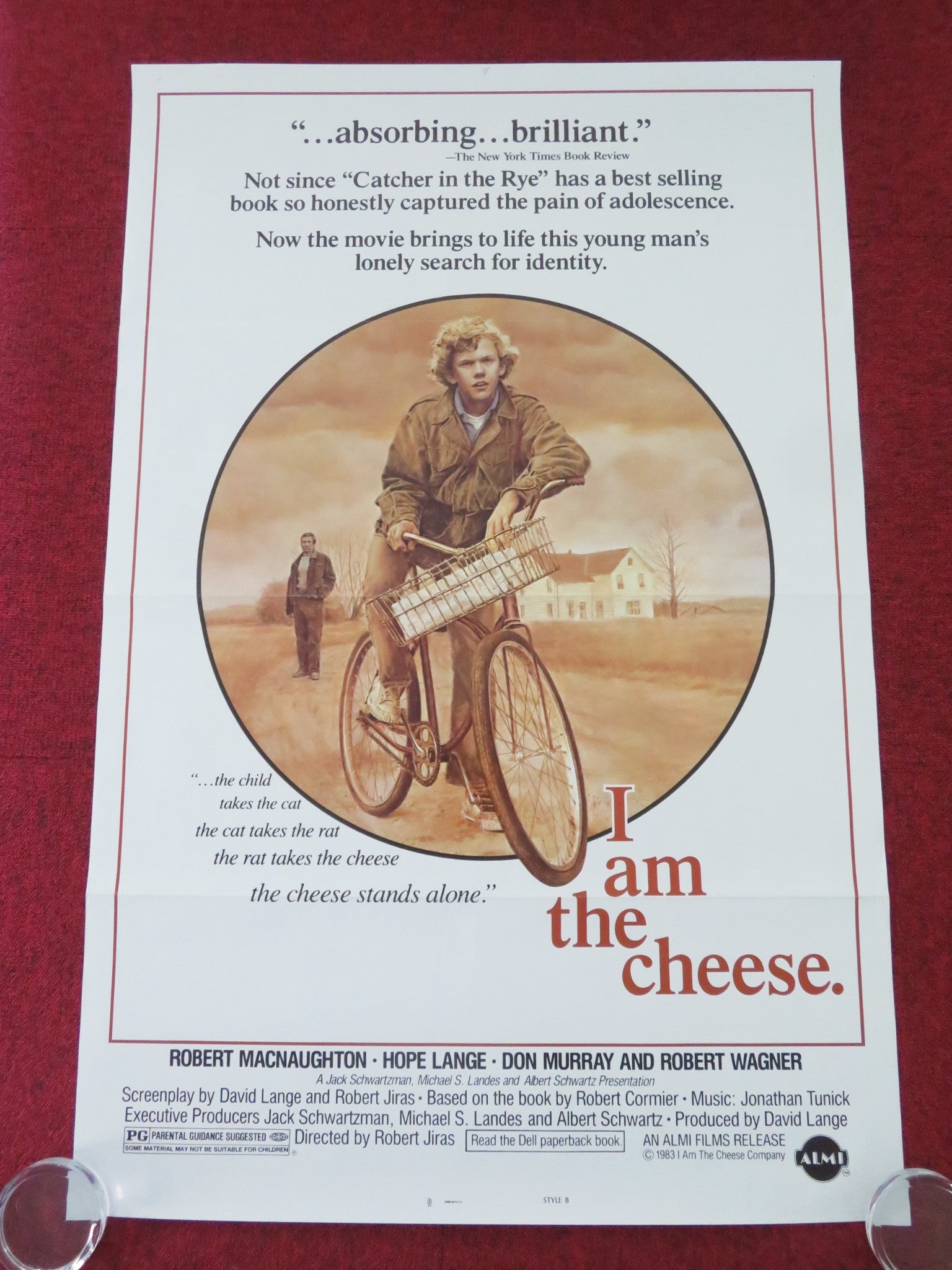 I AM THE CHESSE - STYLE B US TRI FOLDED ONE SHEET ROLLED POSTER R. WAGNER 1983 - Rendezvous Cinema