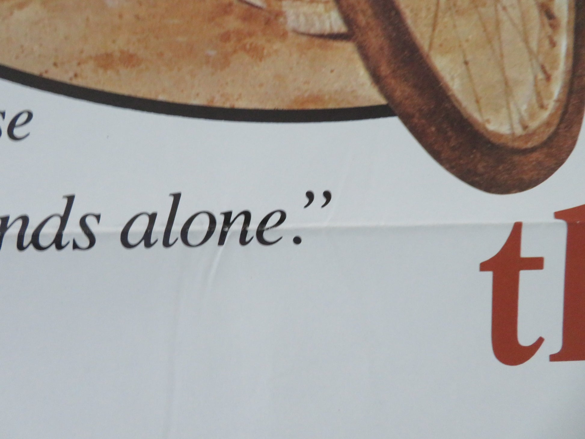 I AM THE CHESSE - STYLE B US TRI FOLDED ONE SHEET ROLLED POSTER R. WAGNER 1983 - Rendezvous Cinema