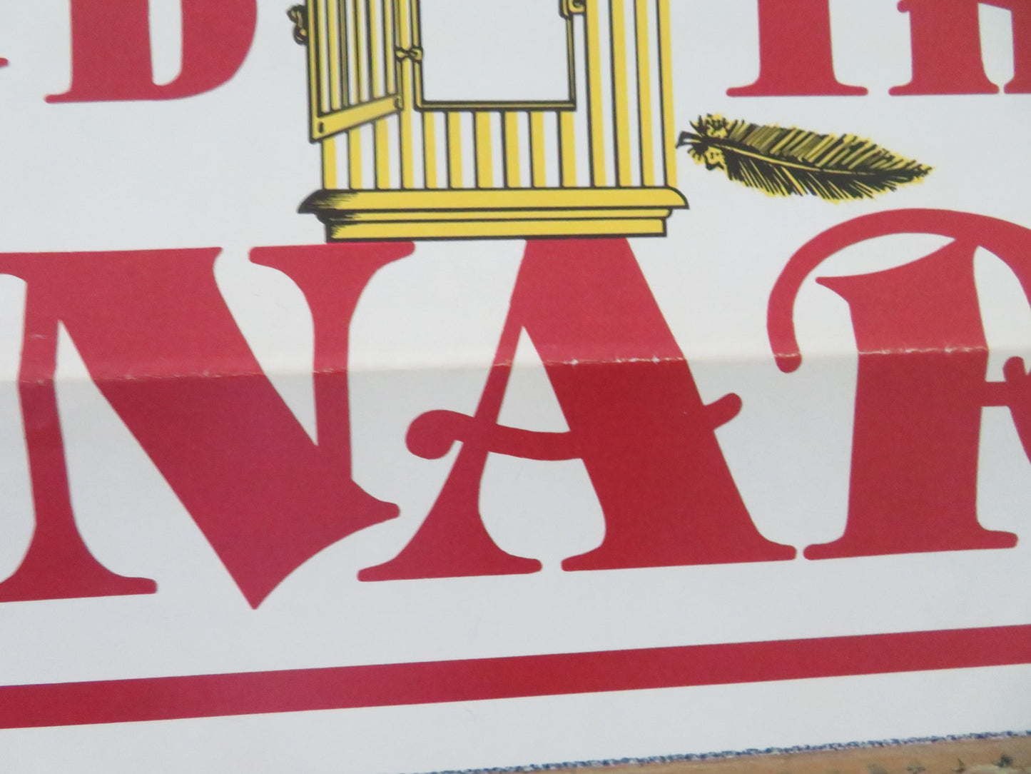 THE CAT AND THE CANARY US TRI FOLDED ONE SHEET ROLLED POSTER HONOR BLACKMAN 1978 - Rendezvous Cinema