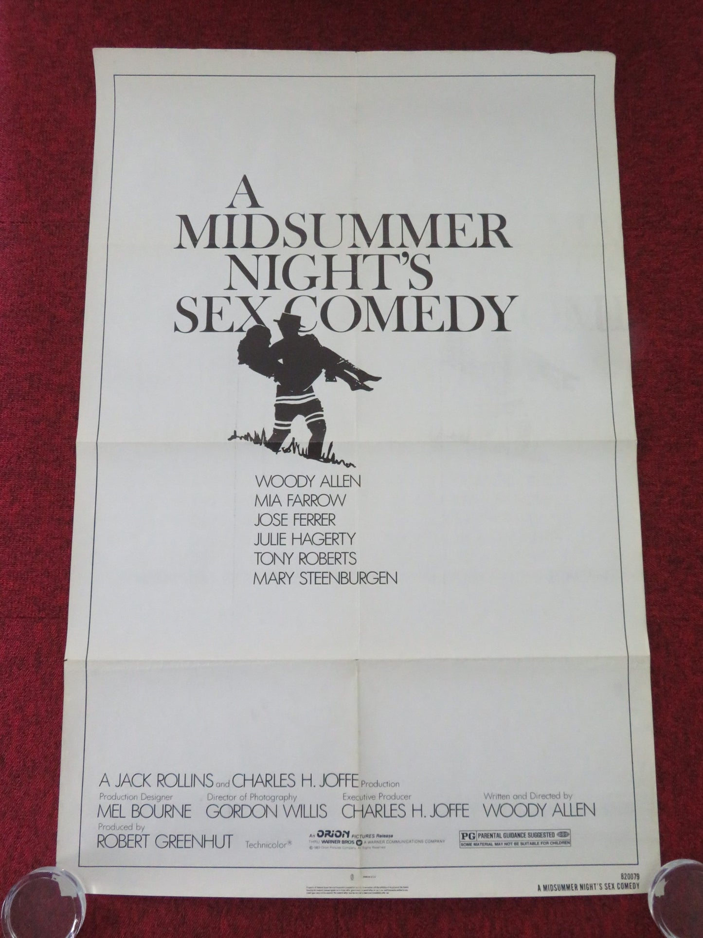 A MIDSUMMER NIGHT'S SEX COMEDY US ONE SHEET ROLLED POSTER WOODY ALLEN 1982 - Rendezvous Cinema