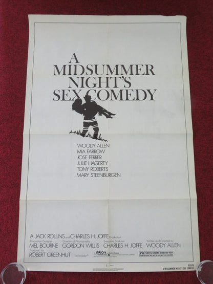 A MIDSUMMER NIGHT'S SEX COMEDY US ONE SHEET ROLLED POSTER WOODY ALLEN 1982 - Rendezvous Cinema