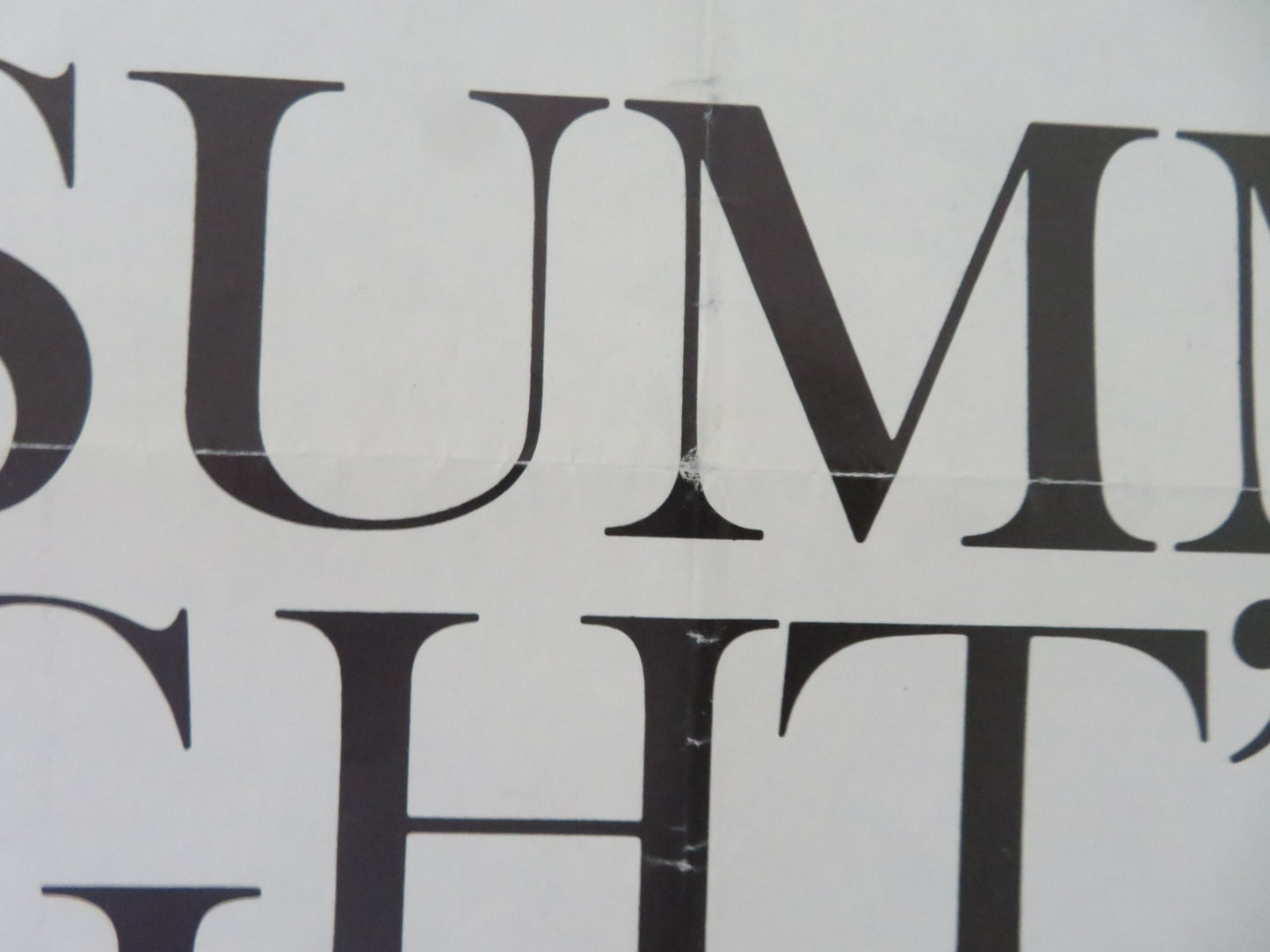 A MIDSUMMER NIGHT'S SEX COMEDY US ONE SHEET ROLLED POSTER WOODY ALLEN 1982 - Rendezvous Cinema