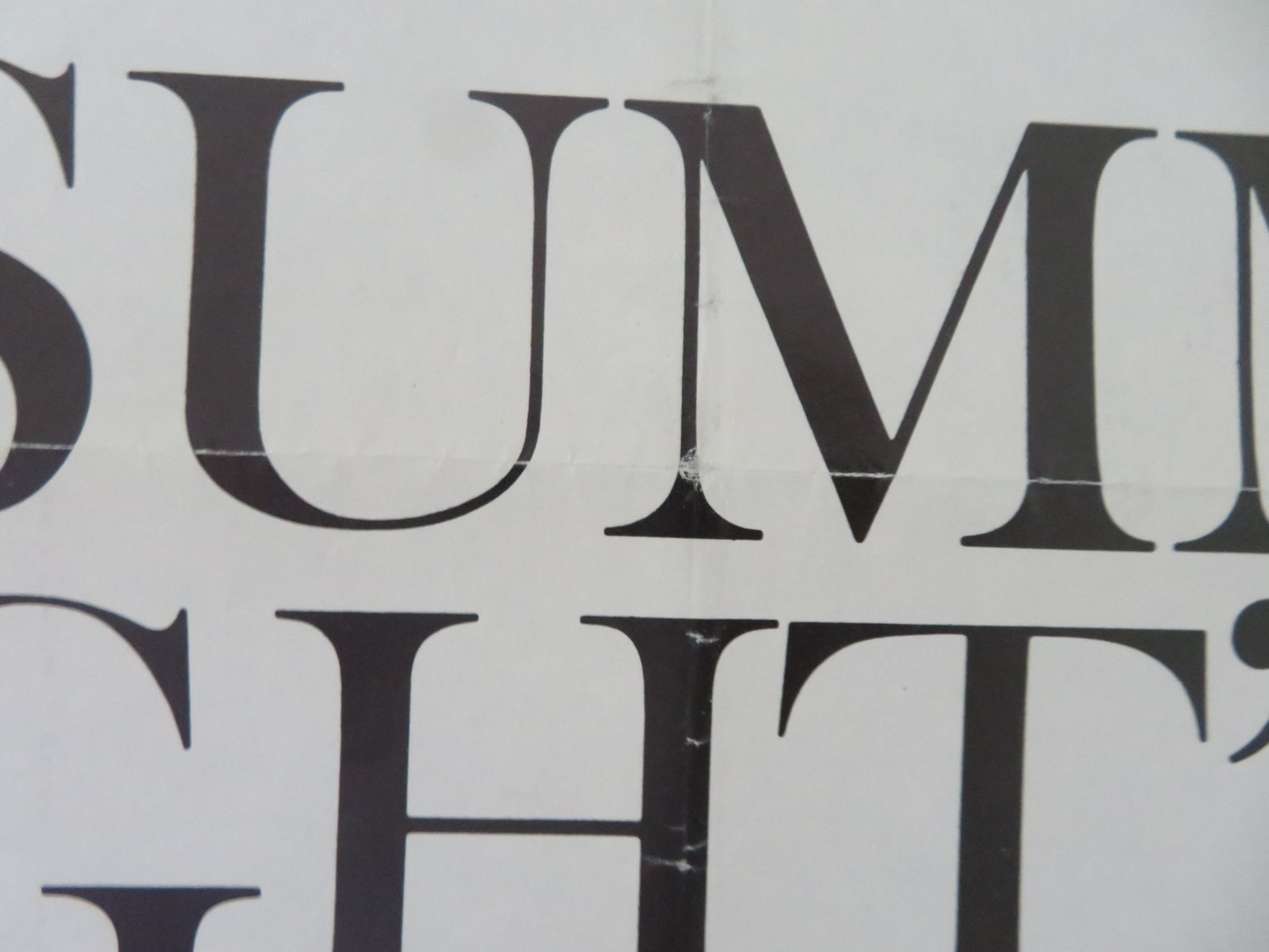 A MIDSUMMER NIGHT'S SEX COMEDY US ONE SHEET ROLLED POSTER WOODY ALLEN 1982 - Rendezvous Cinema