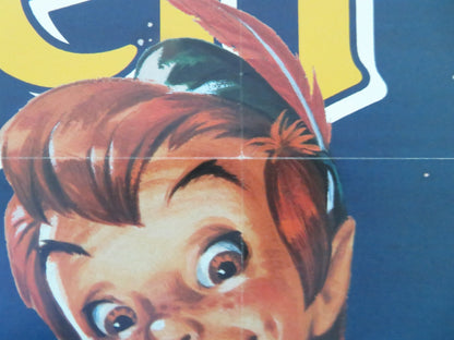 PETER PAN US ONE SHEET ROLLED POSTER DISNEY BOBBY DRISCOLL KATHRYN BEAUMONT 1982 - Rendezvous Cinema