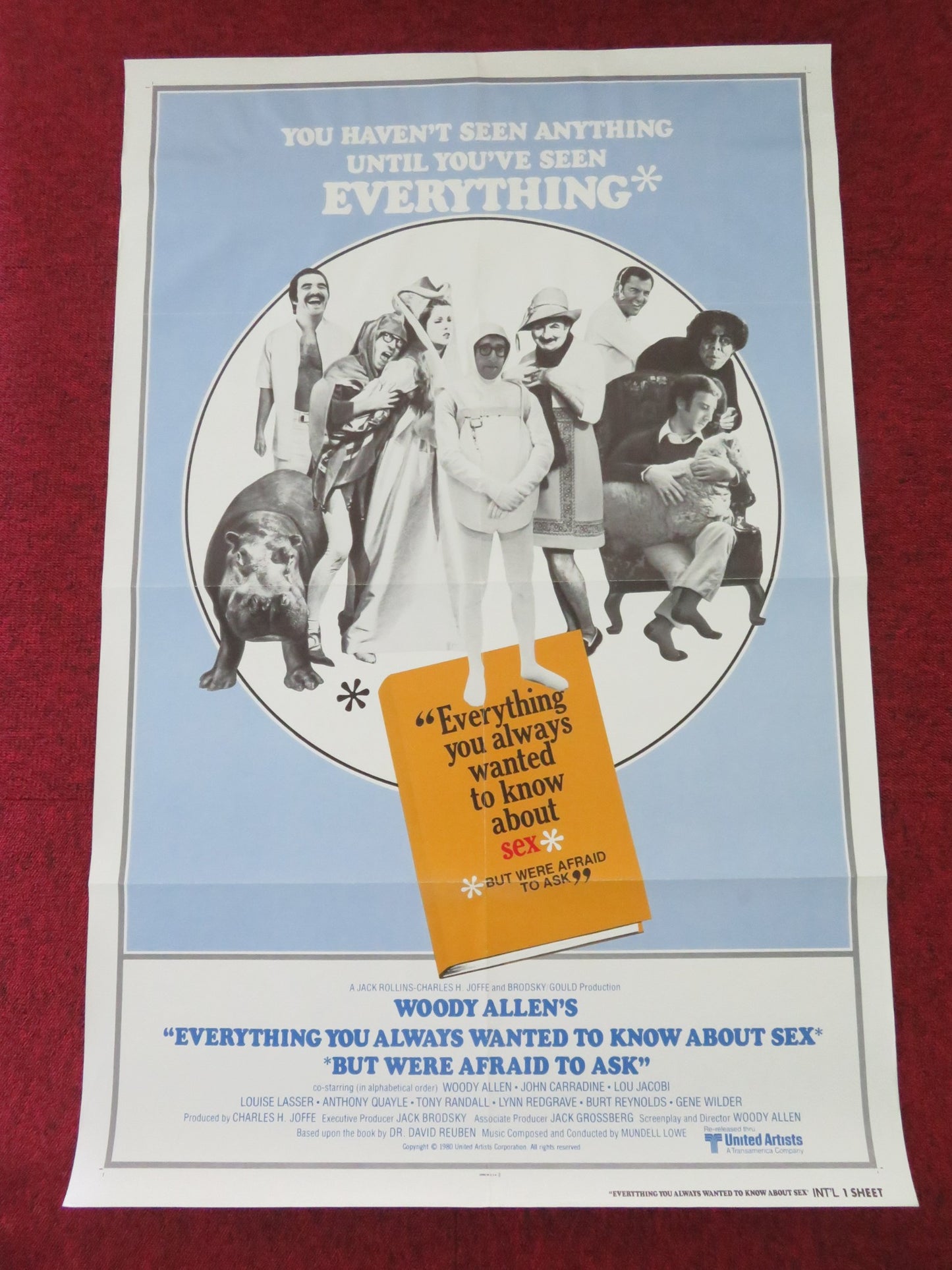 EVERYTHING YOU ALWAYS WANTED TO KNOW ABOUT SEX* US ONE SHEET ROLLED POSTER 1972 - Rendezvous Cinema