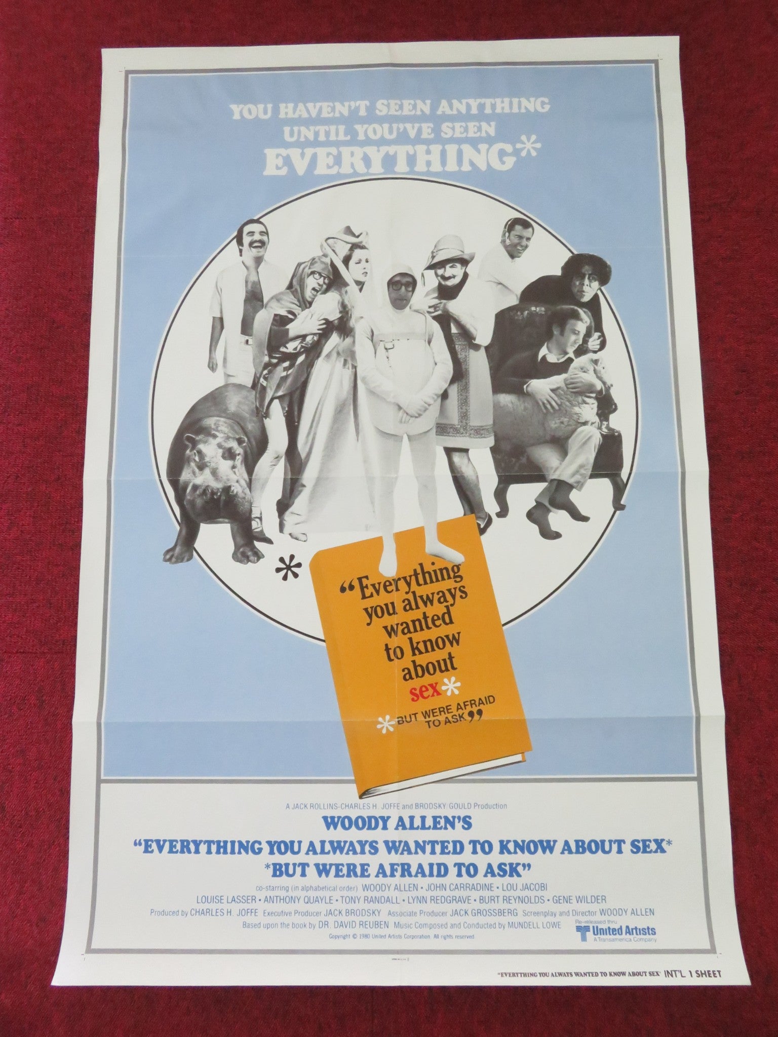 EVERYTHING YOU ALWAYS WANTED TO KNOW ABOUT SEX* US ONE SHEET ROLLED POSTER 1972 - Rendezvous Cinema