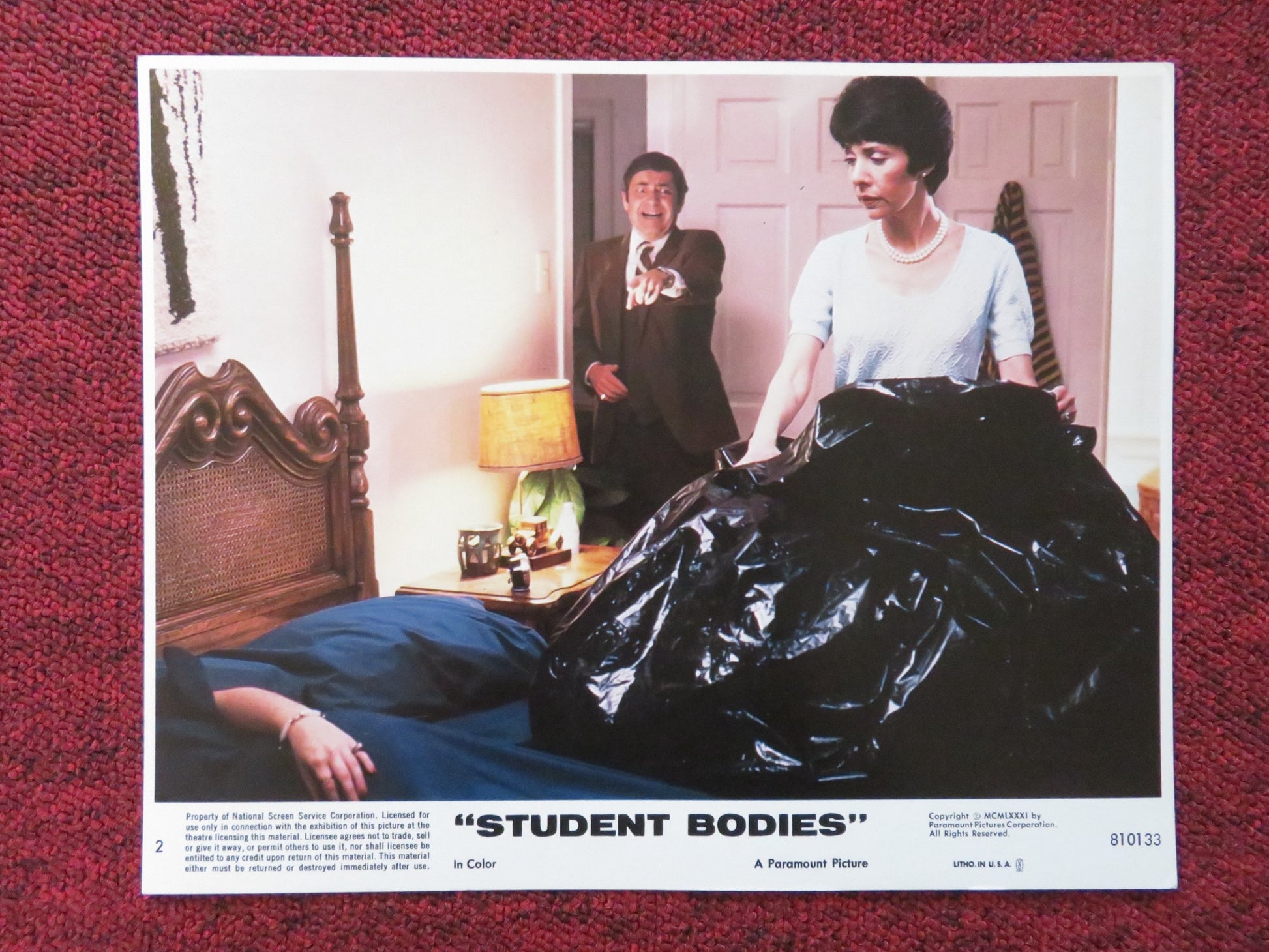 STUDENT BODIES - 2 LOBBY CARD KRISTEN RITER MATT GOLDSBY 1981 - Rendezvous Cinema