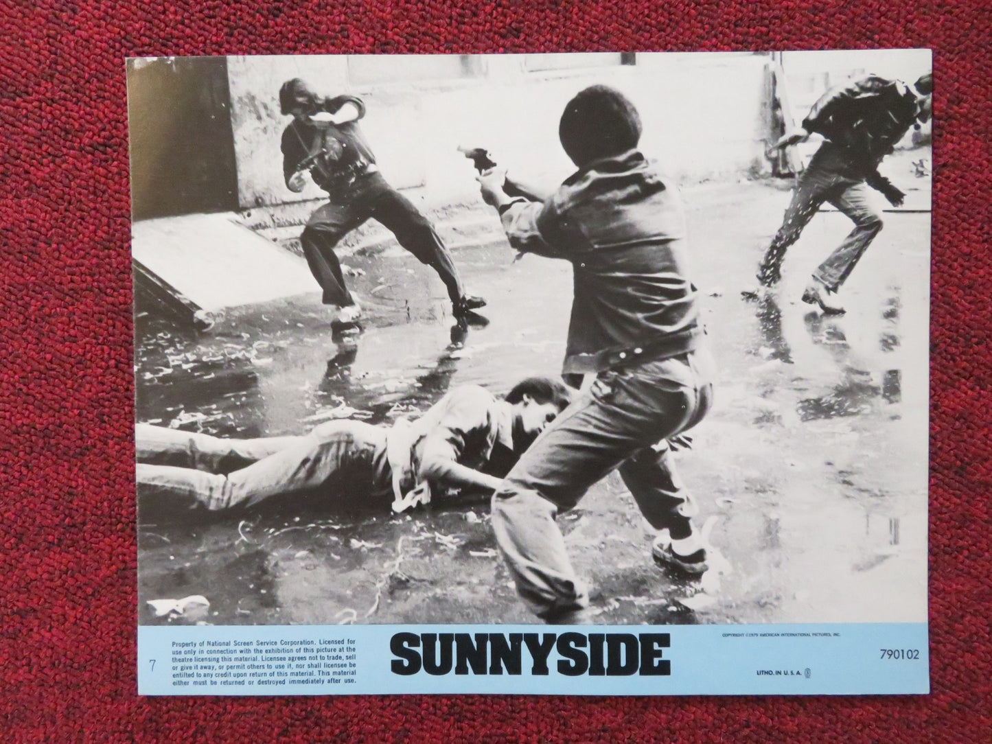 SUNNYSIDE- 7 LOBBY CARD JOEY TRAVOLTA JOHN LANSING 1979 - Rendezvous Cinema