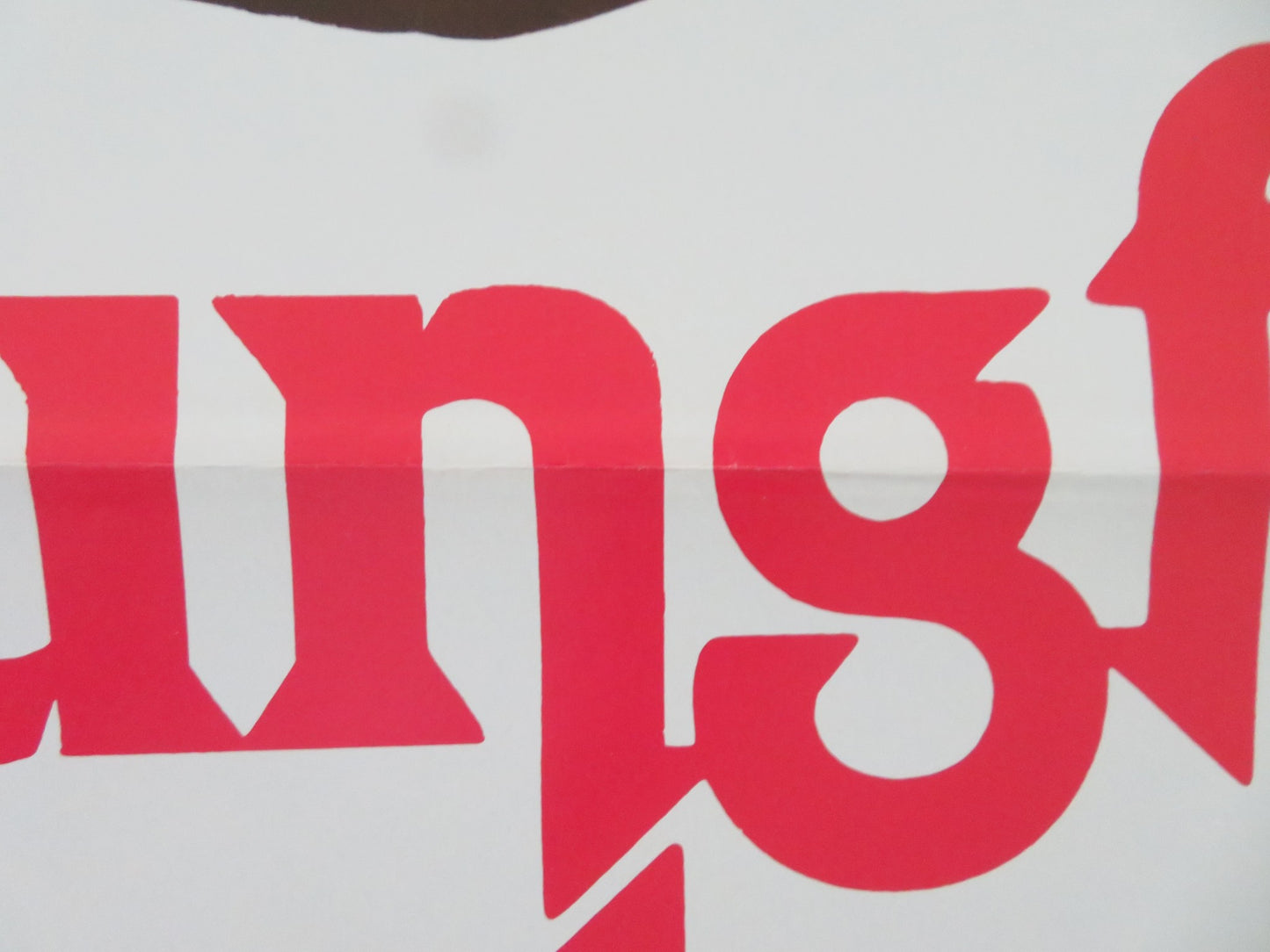 KUNG FU FEVER US TRI FOLDED ONE SHEET ROLLED POSTER BRUCE RHEE R. VAN CLIEF 1981 - Rendezvous Cinema