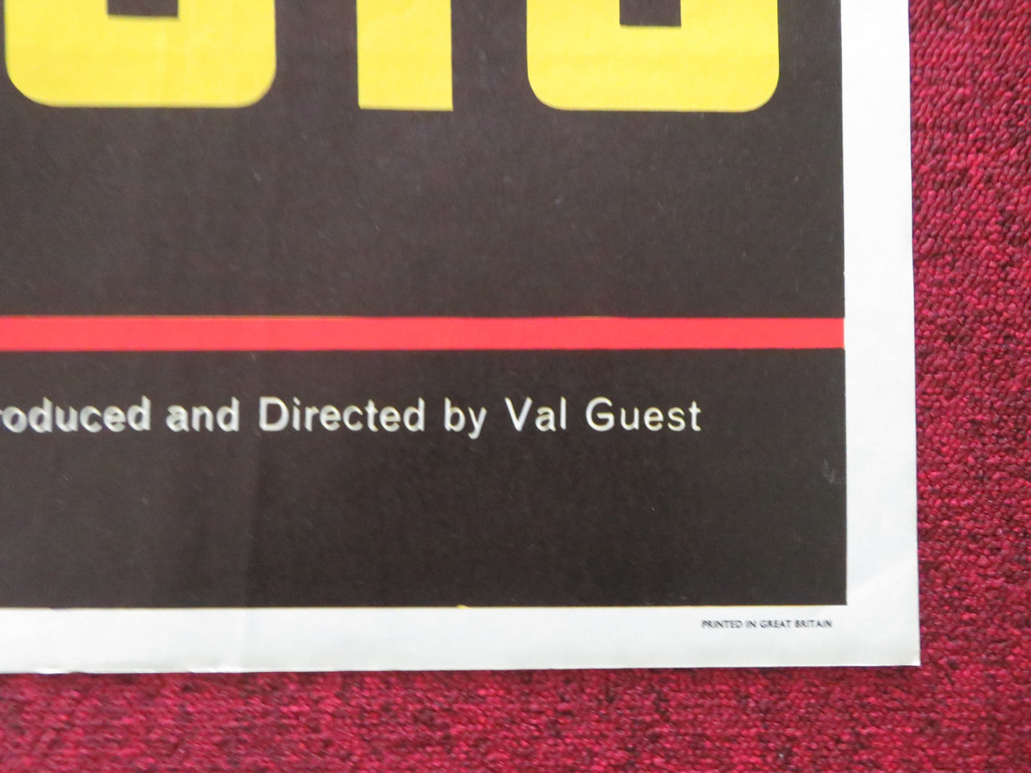 80,000 SUSPECTS FOLDED UK ONE SHEET POSTER CLAIRE BLOOM RICHARD JOHNSON 1964