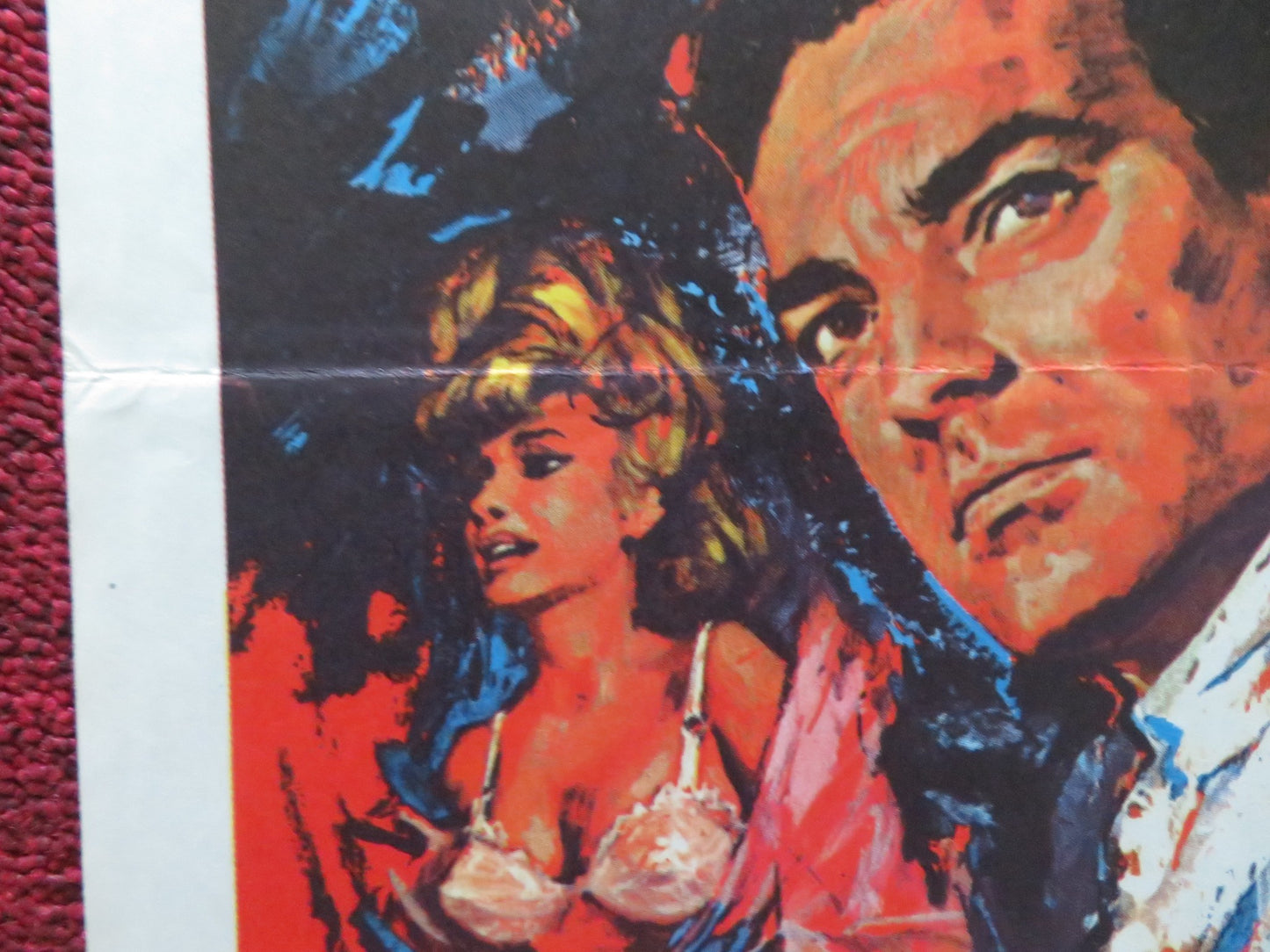 80,000 SUSPECTS FOLDED UK ONE SHEET POSTER CLAIRE BLOOM RICHARD JOHNSON 1964