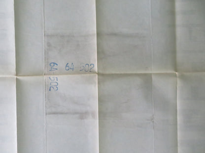 80,000 SUSPECTS FOLDED UK ONE SHEET POSTER CLAIRE BLOOM RICHARD JOHNSON 1964