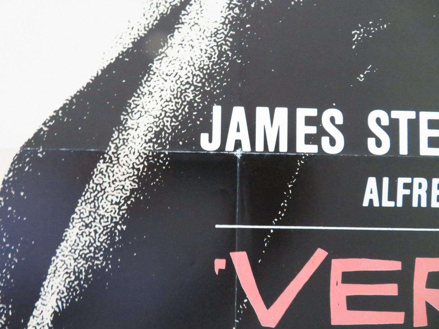 VERTIGO US ONE SHEET ROLLED POSTER JAMES STEWART KIM NOVAK R1983 - Rendezvous Cinema