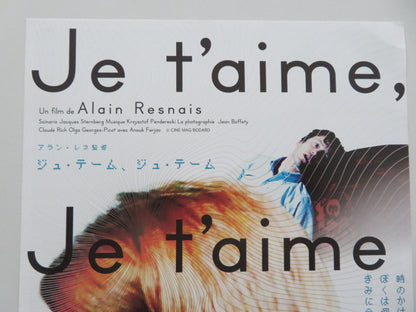 JE T'AIME, JE T'AIME JAPANESE CHIRASHI (B5) POSTER CLAUDE RICH OLGA R2025 - Rendezvous Cinema