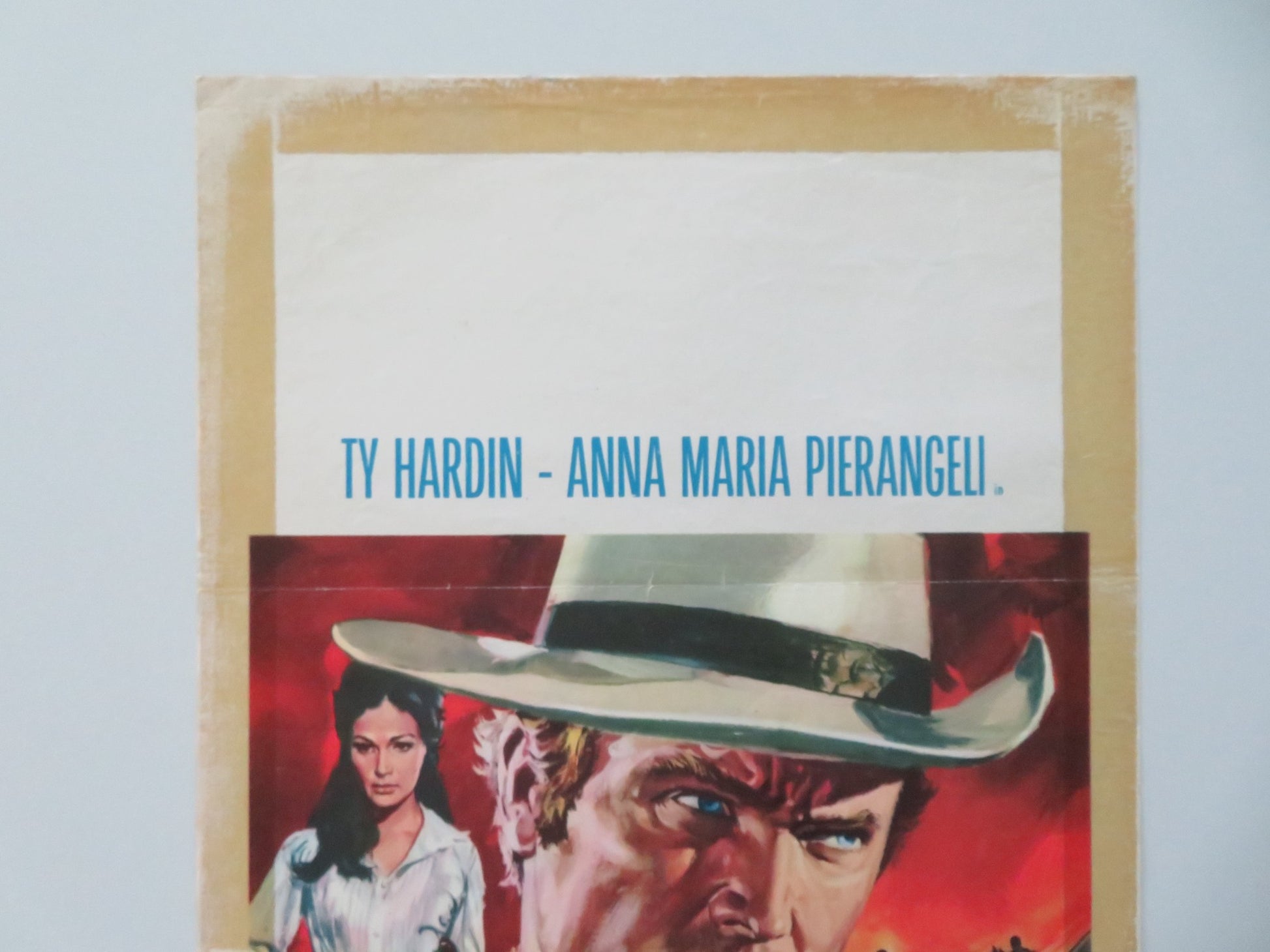 ONE STEP TO HELL ITALIAN LOCANDINA POSTER TY HARDIN PIER ANGELI 1968 - Rendezvous Cinema