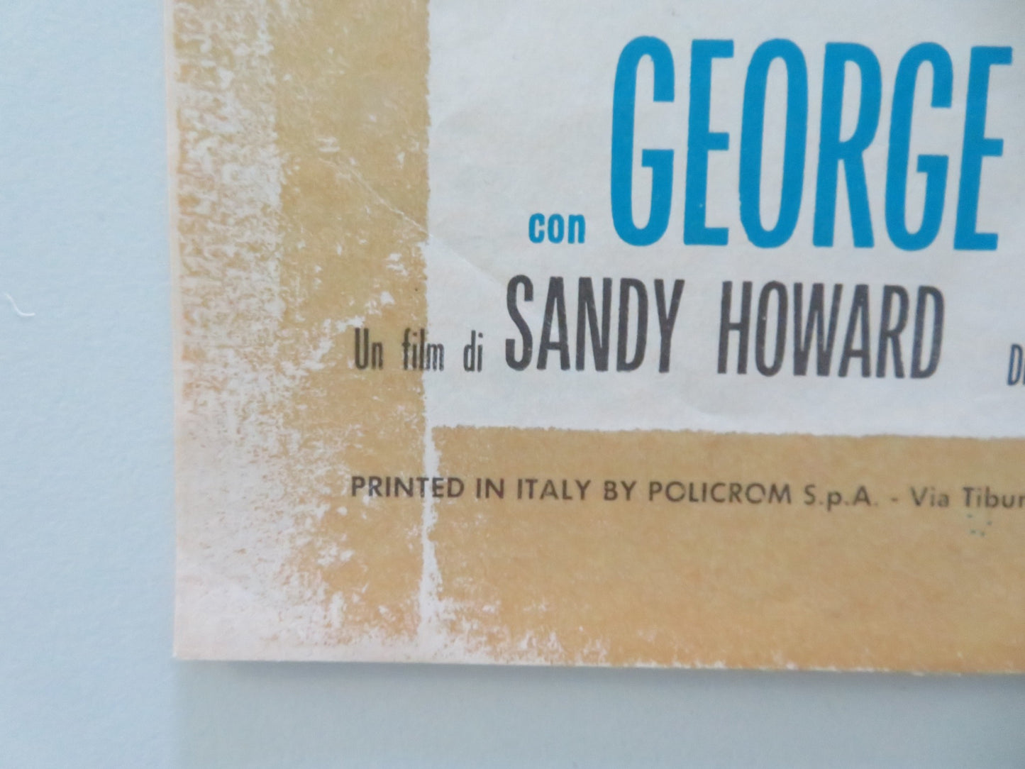 ONE STEP TO HELL ITALIAN LOCANDINA POSTER TY HARDIN PIER ANGELI 1968 - Rendezvous Cinema