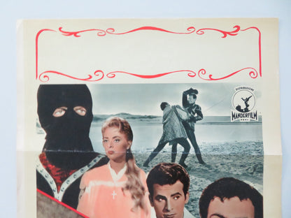 THE BLACK DEVIL ITALIAN LOCANDINA POSTER GERARD LANDRY MILLY VITALE 1957