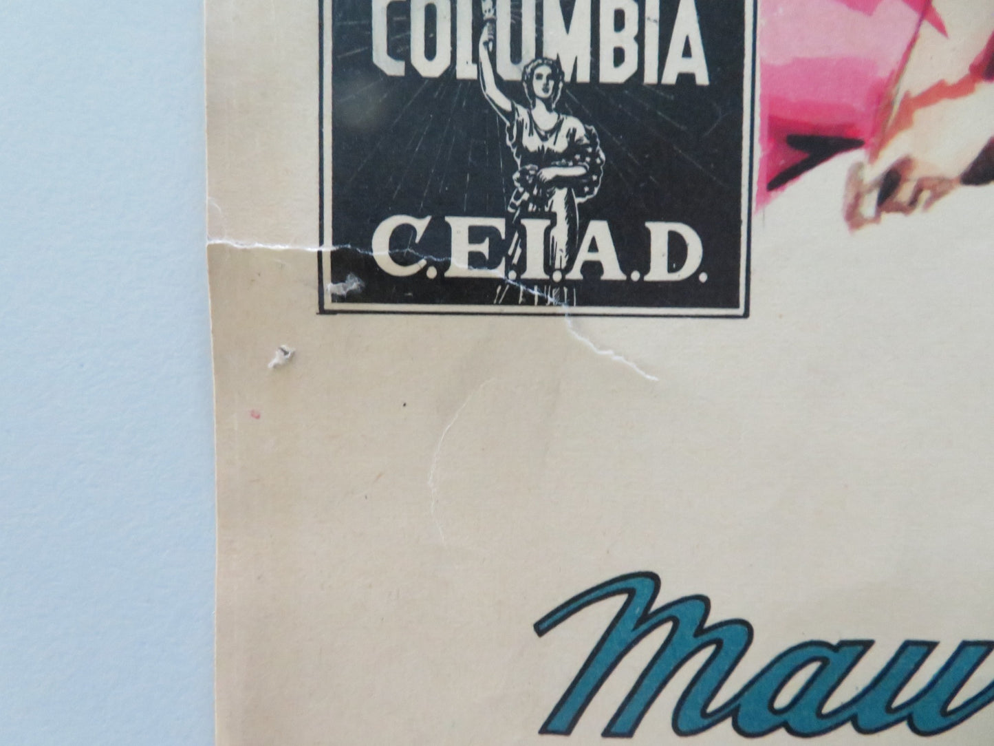 MY SEVEN LITTLE SINS ITALIAN LOCANDINA POSTER MAURICE CHEVALIER DELIA SCALA 1954 - Rendezvous Cinema