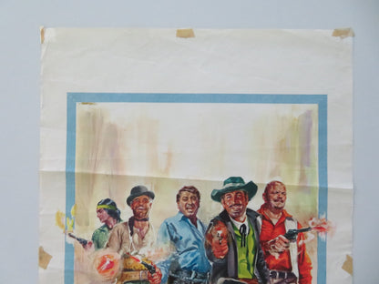 SEVEN MAGNIFICENT GUNS ITALIAN LOCANDINA POSTER SEAN FLYNN FERNANDO SANCHO 1966 - Rendezvous Cinema