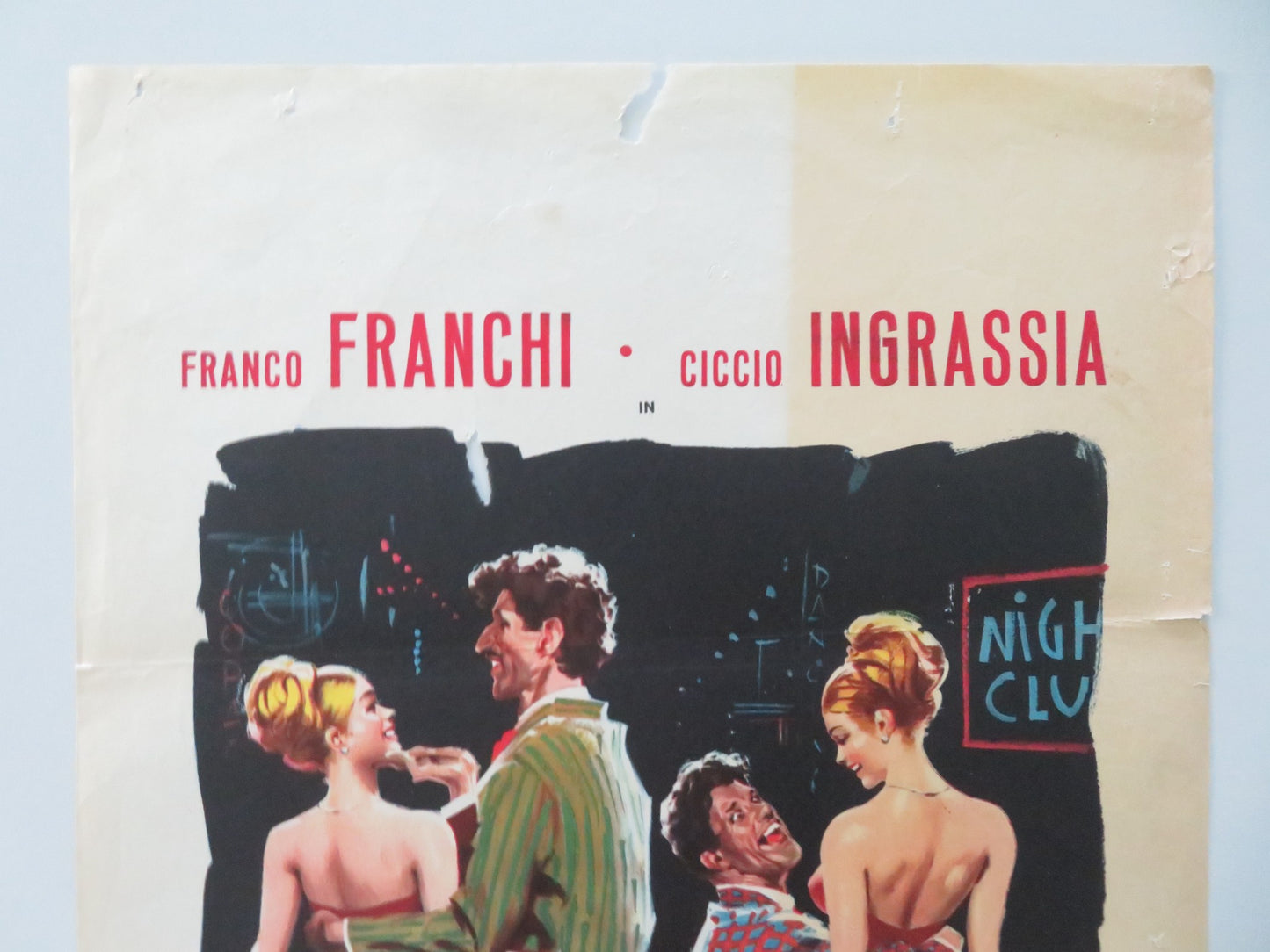 SEDOTTI E BIDONATI ITALIAN LOCANDINA POSTER FRANCO FRANCHI CICCIO INGRASSIA 1964 - Rendezvous Cinema