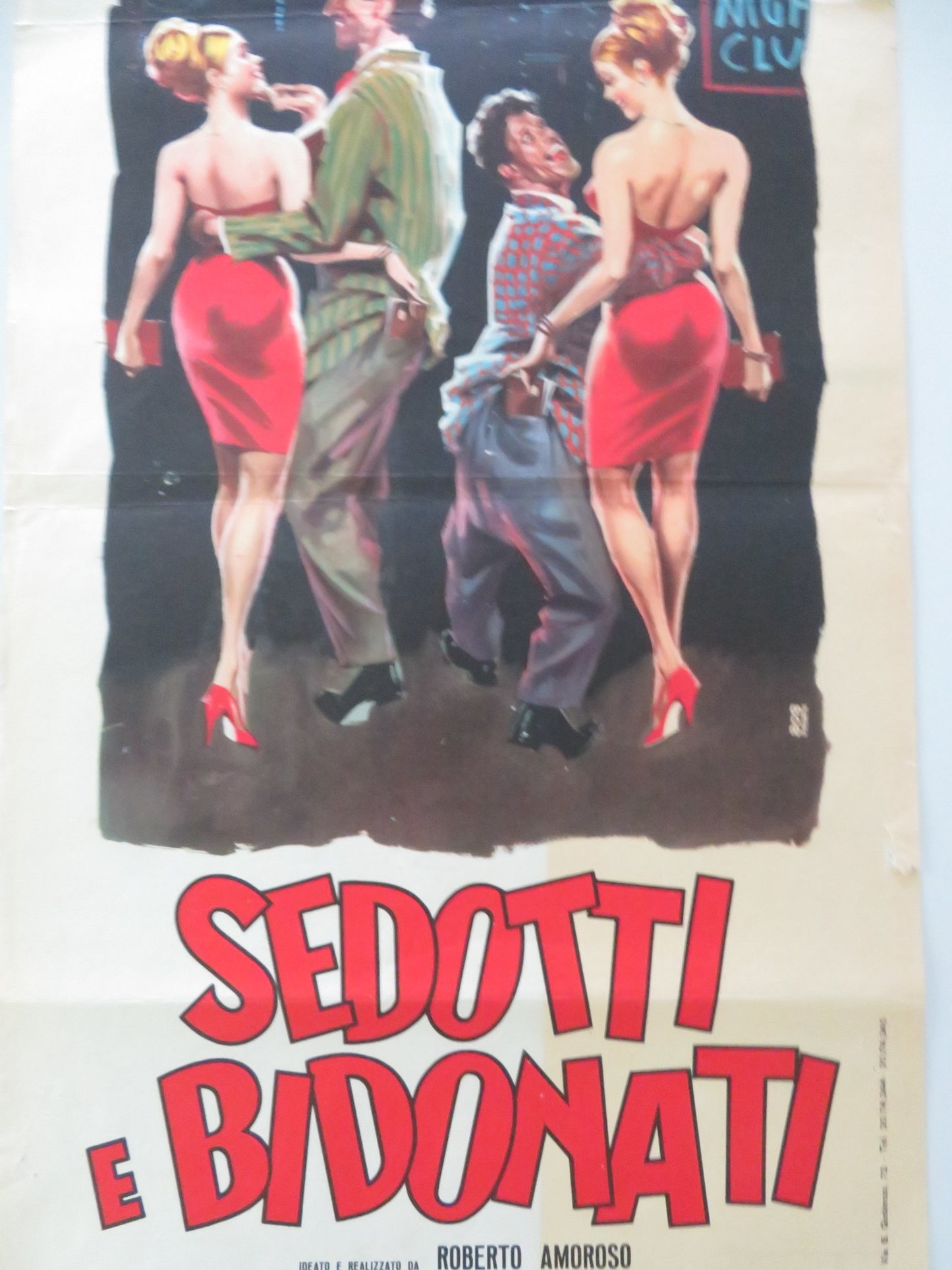 SEDOTTI E BIDONATI ITALIAN LOCANDINA POSTER FRANCO FRANCHI CICCIO INGRASSIA 1964 - Rendezvous Cinema