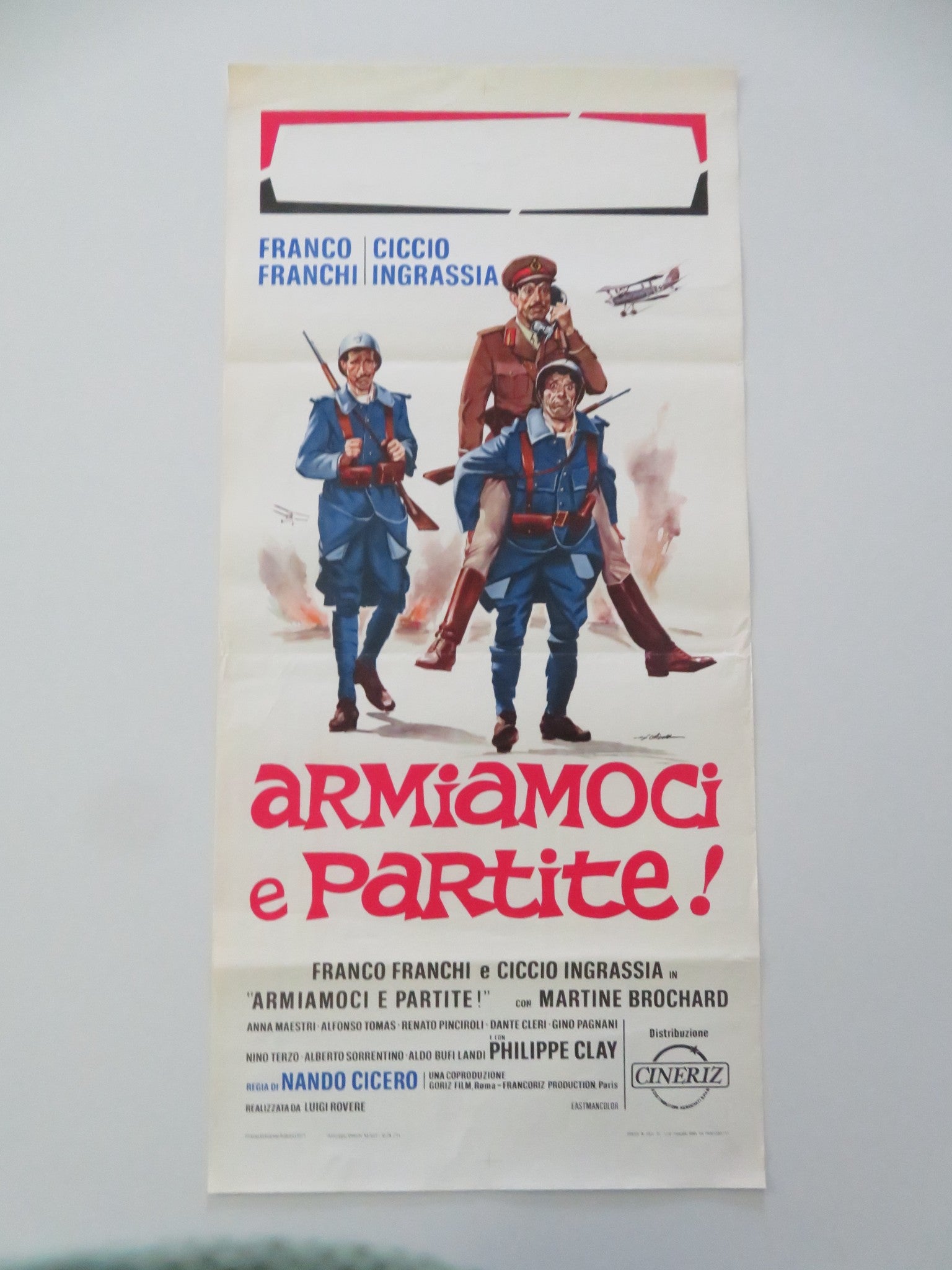 ARMIAMOCI E PARTITE! ITALIAN LOCANDINA POSTER FRANCO FRANCHI C. INGRASSIA 1971 - Rendezvous Cinema