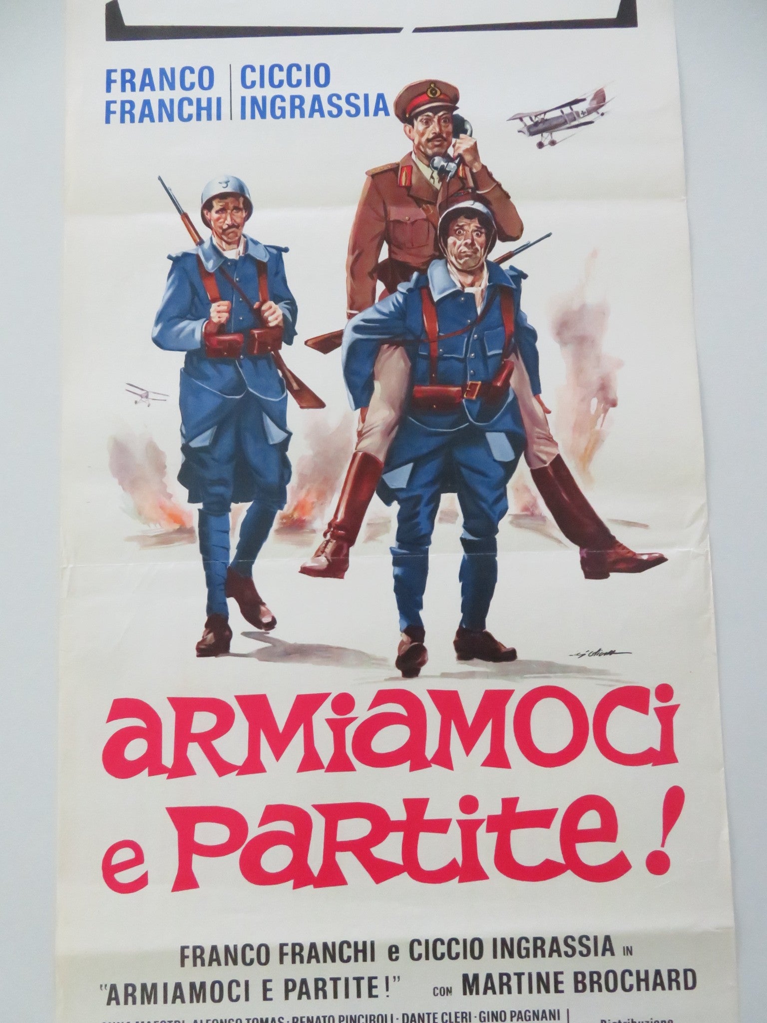 ARMIAMOCI E PARTITE! ITALIAN LOCANDINA POSTER FRANCO FRANCHI C. INGRASSIA 1971 - Rendezvous Cinema