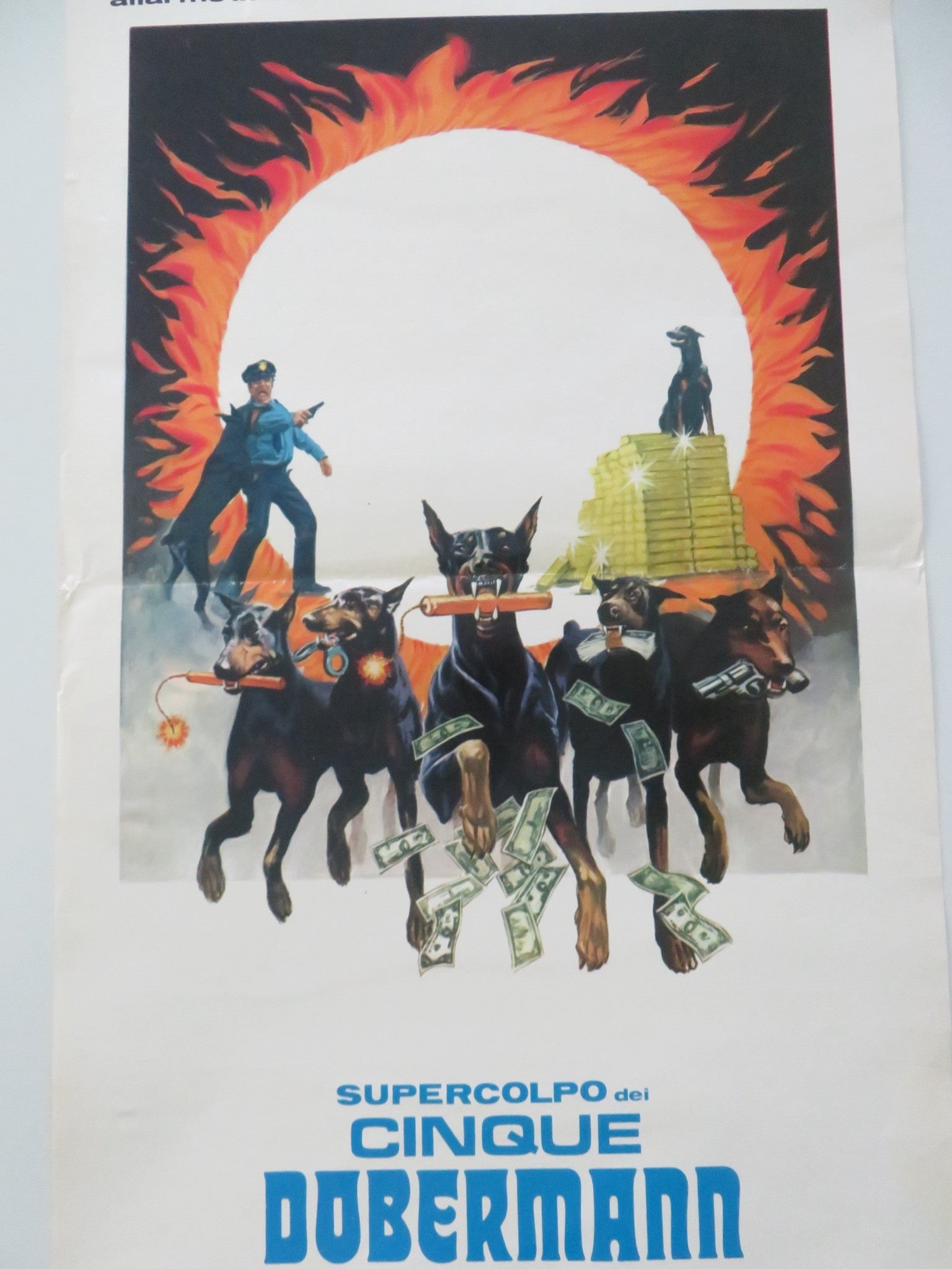 THE AMAZING DOBERMANS ITALIAN LOCANDINA POSTER FRED ASTAIRE J. FRANCISCUS 1977 - Rendezvous Cinema