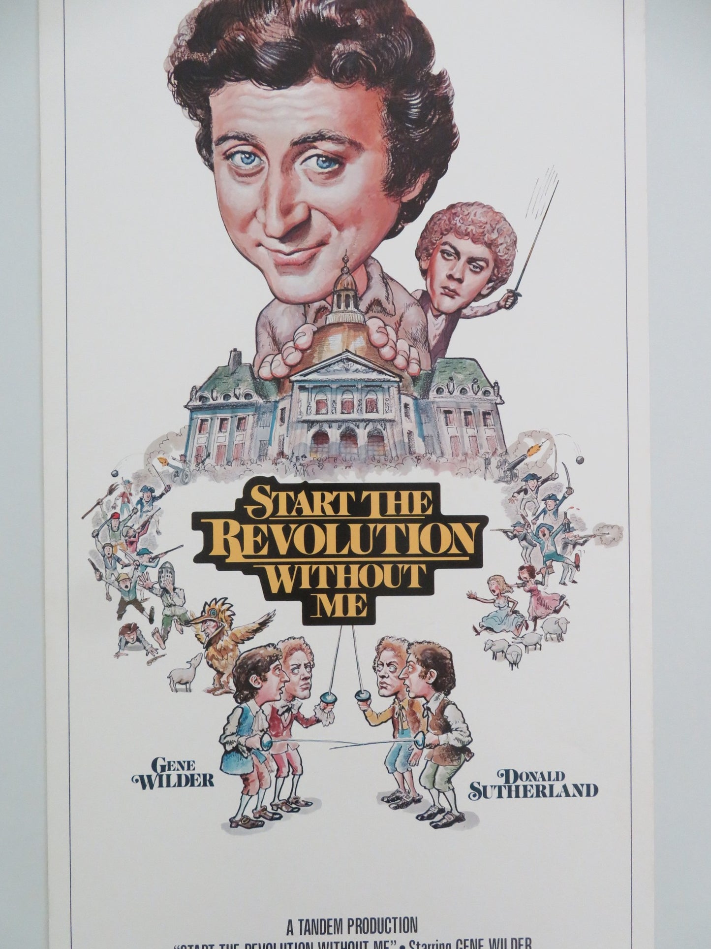 START THE REVOLUTION WITHOUT ME US INSERT POSTER GENE WILDER D. SUTHERLAND 1977 - Rendezvous Cinema