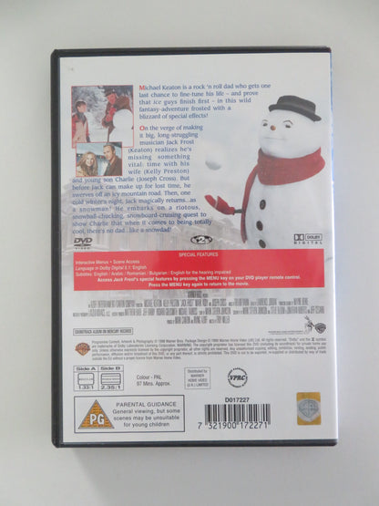 JACK FROST (DVD) MICHAEL KEATON KELLY PRESTON 1998 REGION 2 - Rendezvous Cinema