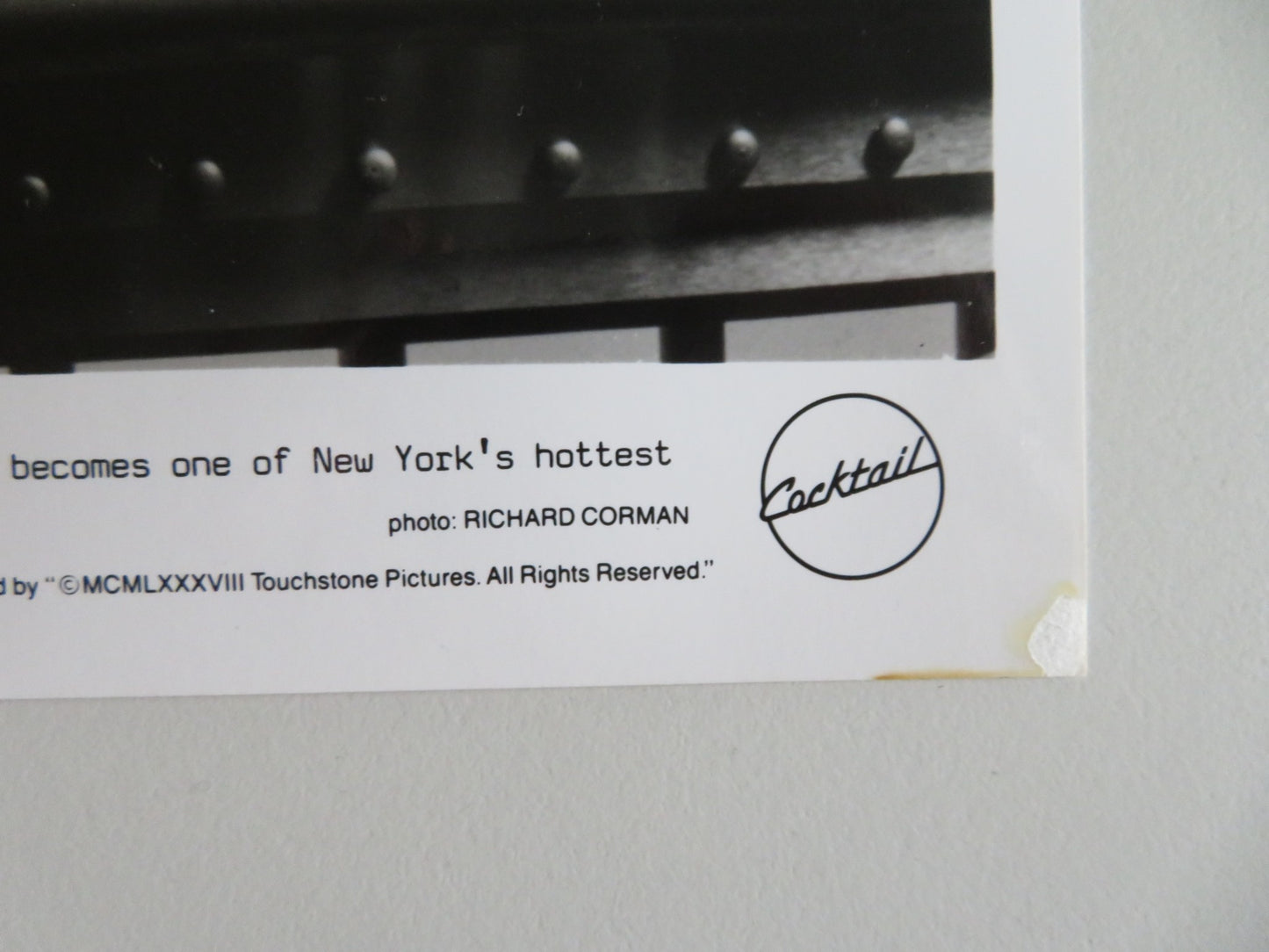 COCKTAIL MOVIE STILL PHOTO LOT OF 6 TOM CRUISE ELISABETH SHUE 1988