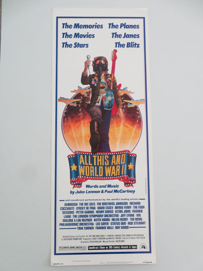 ALL THIS AND WORLD WAR II US INSERT POSTER JOHN LENNON PAUL MCCARTNEY 1976 - Rendezvous Cinema