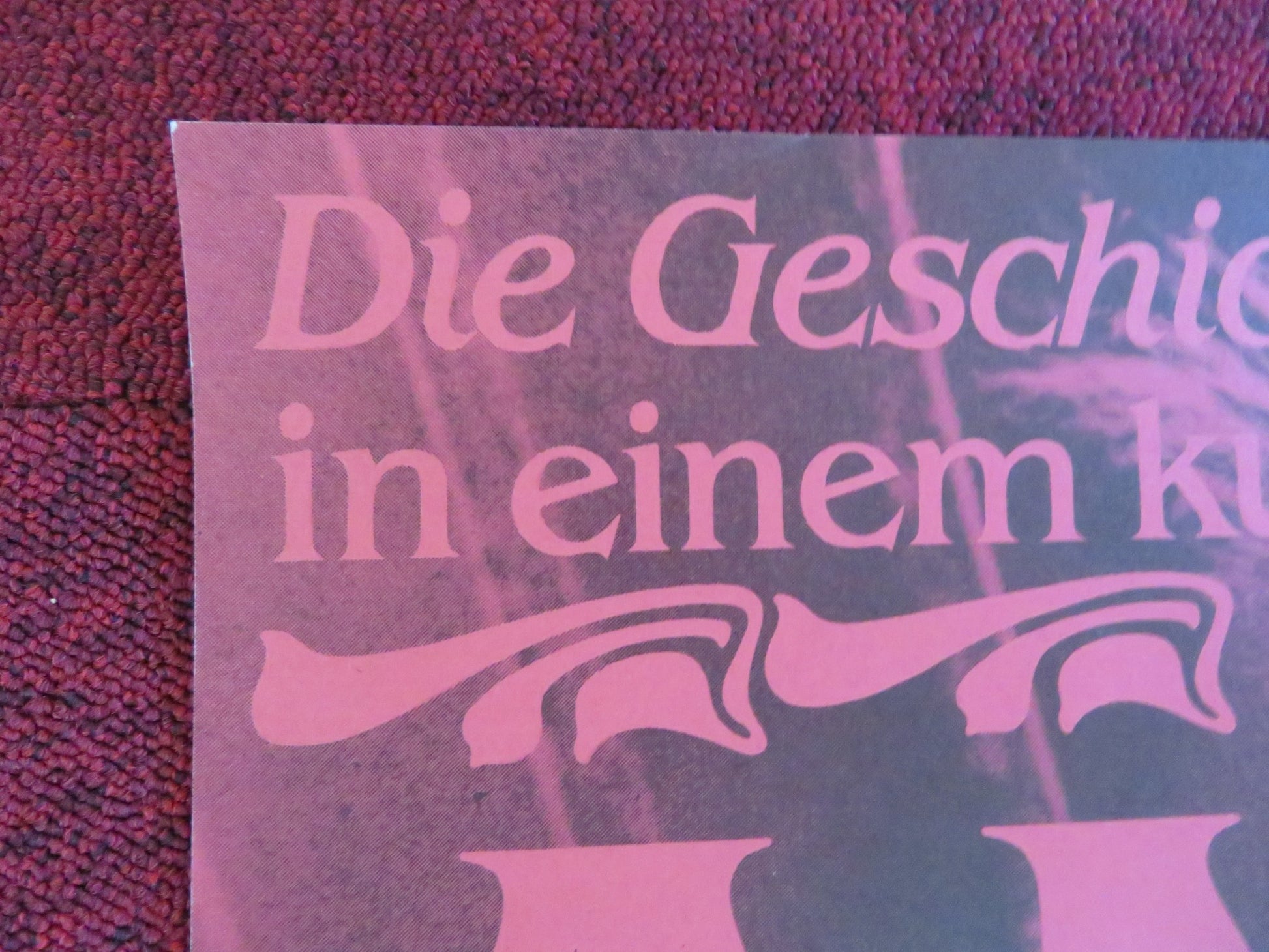 AMADA GERMAN POSTER ROLLED ESLINDA NUNEZ CESAR EVORA 1986 - Rendezvous Cinema