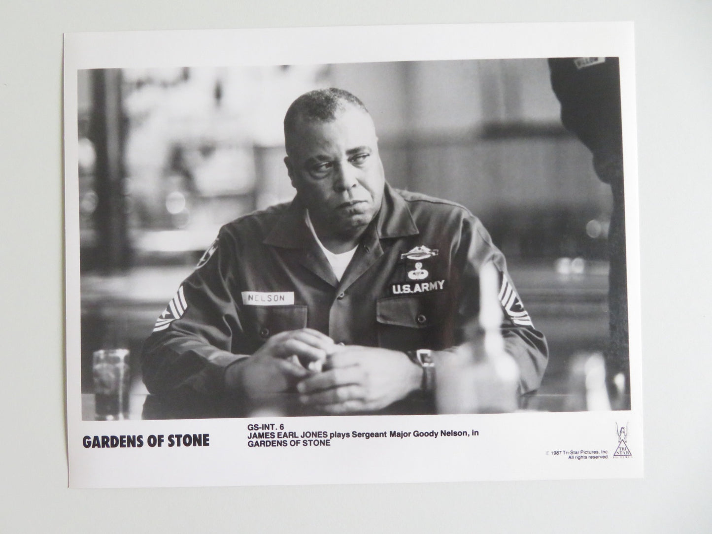 GARDENS OF STONE MOVIE STILL PHOTO LOT OF 8 JAMES CAAN ANJELICA HUSTON 1987