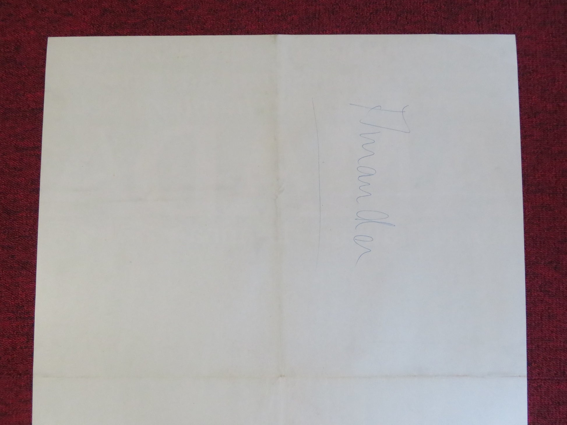 AMADA GERMAN POSTER ROLLED ESLINDA NUNEZ CESAR EVORA 1986 - Rendezvous Cinema