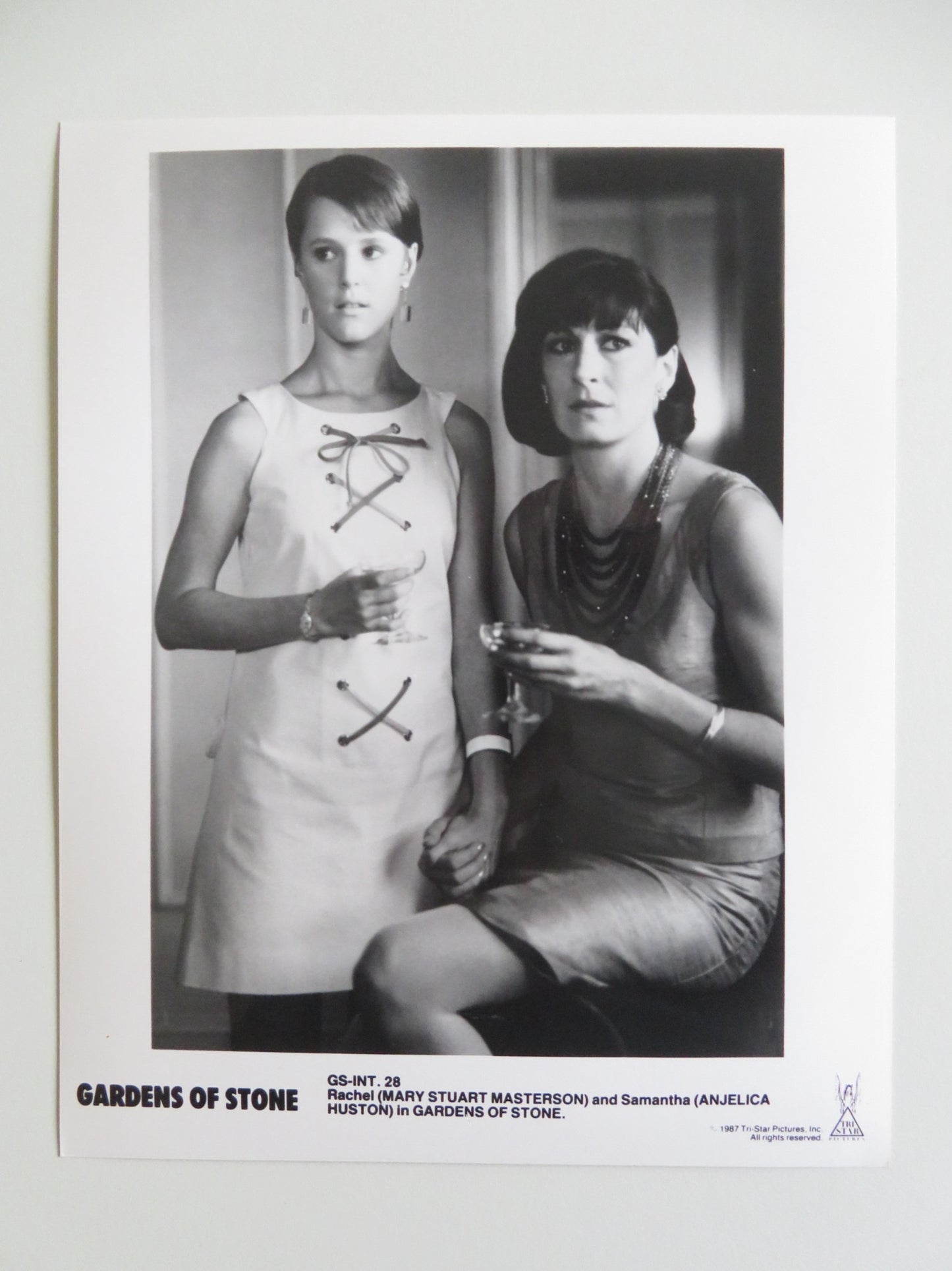 GARDENS OF STONE MOVIE STILL PHOTO LOT OF 8 JAMES CAAN ANJELICA HUSTON 1987