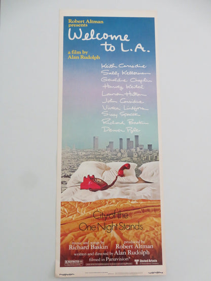 WELCOME TO L.A. US INSERT POSTER KEITH CARRADINE SALLY KELLERMAN 1976 - Rendezvous Cinema