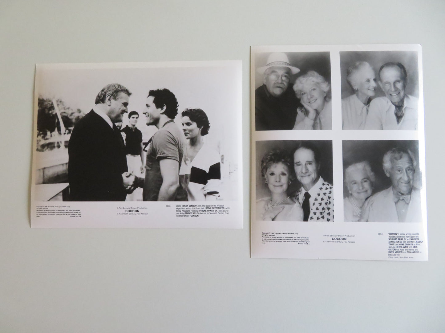 COCOON MOVIE STILL PHOTO LOT OF 13 STEVE GUTTENBERG BRIAN DENNEHY 1985