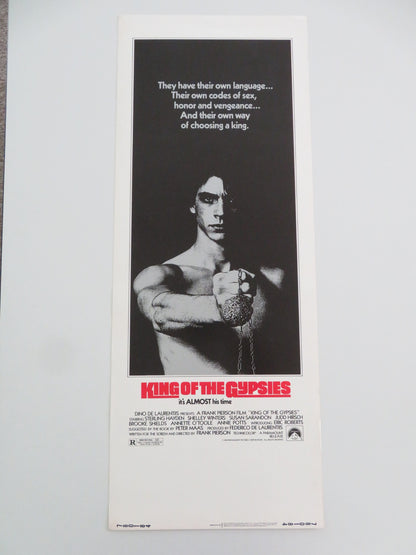 KING OF THE GYPSIES US INSERT POSTER STERLING HAYDEN SHELLEY WINTERS 1978 - Rendezvous Cinema