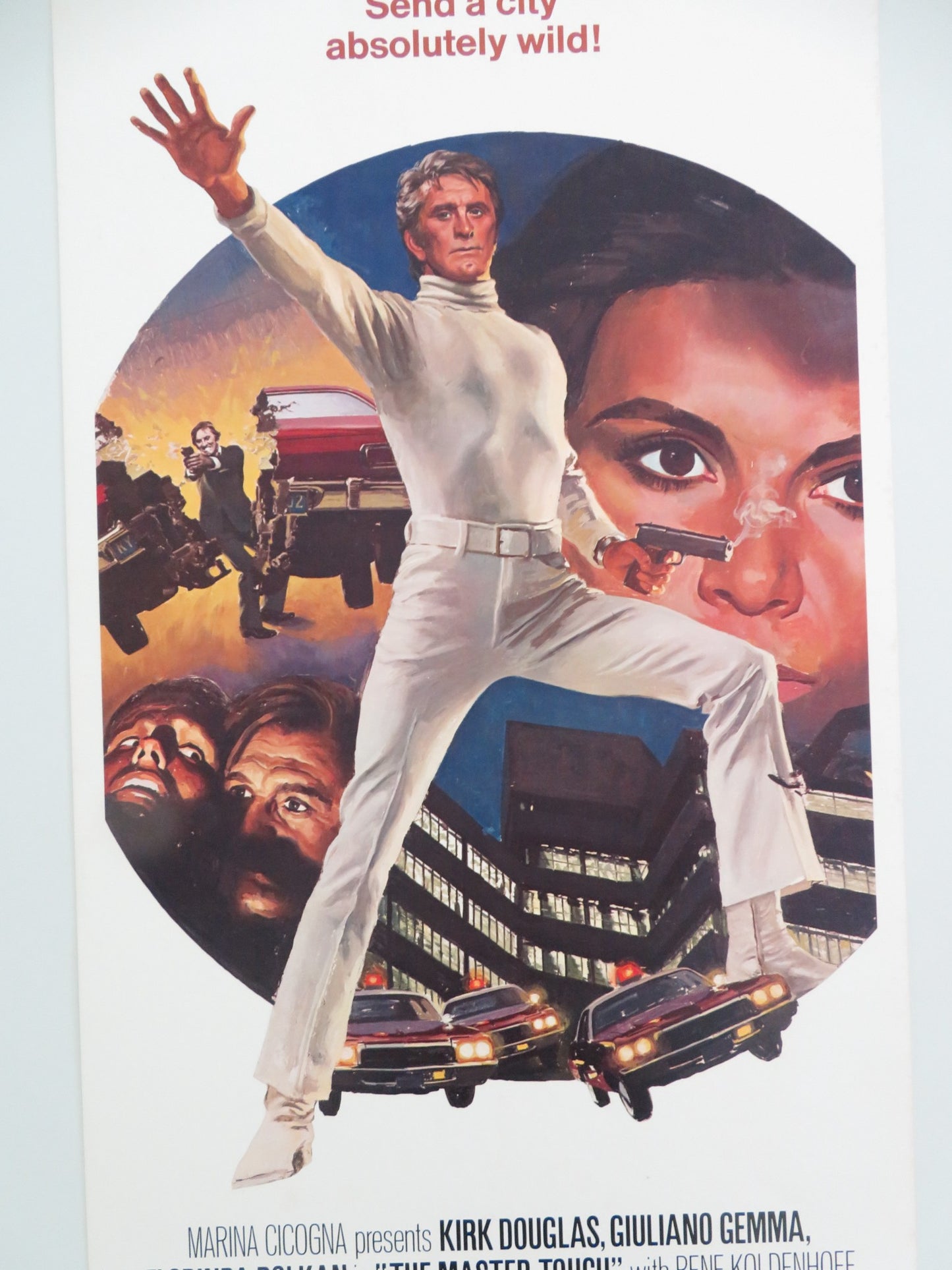 THE MASTER TOUCH US INSERT POSTER KIRK DOUGLAS GIULIANO GEMMA 1974 - Rendezvous Cinema