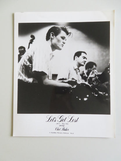 LET'S GET LOST MOVIE STILL PHOTO LOT OF 2 CHET BAKER FLEA CHRIS ISAAC 1988