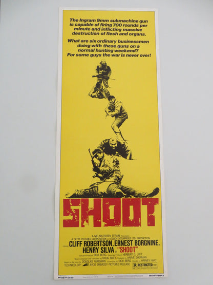 SHOOT US INSERT POSTER CLIFF ROBERTSON ERNEST BORGNINE 1976 - Rendezvous Cinema