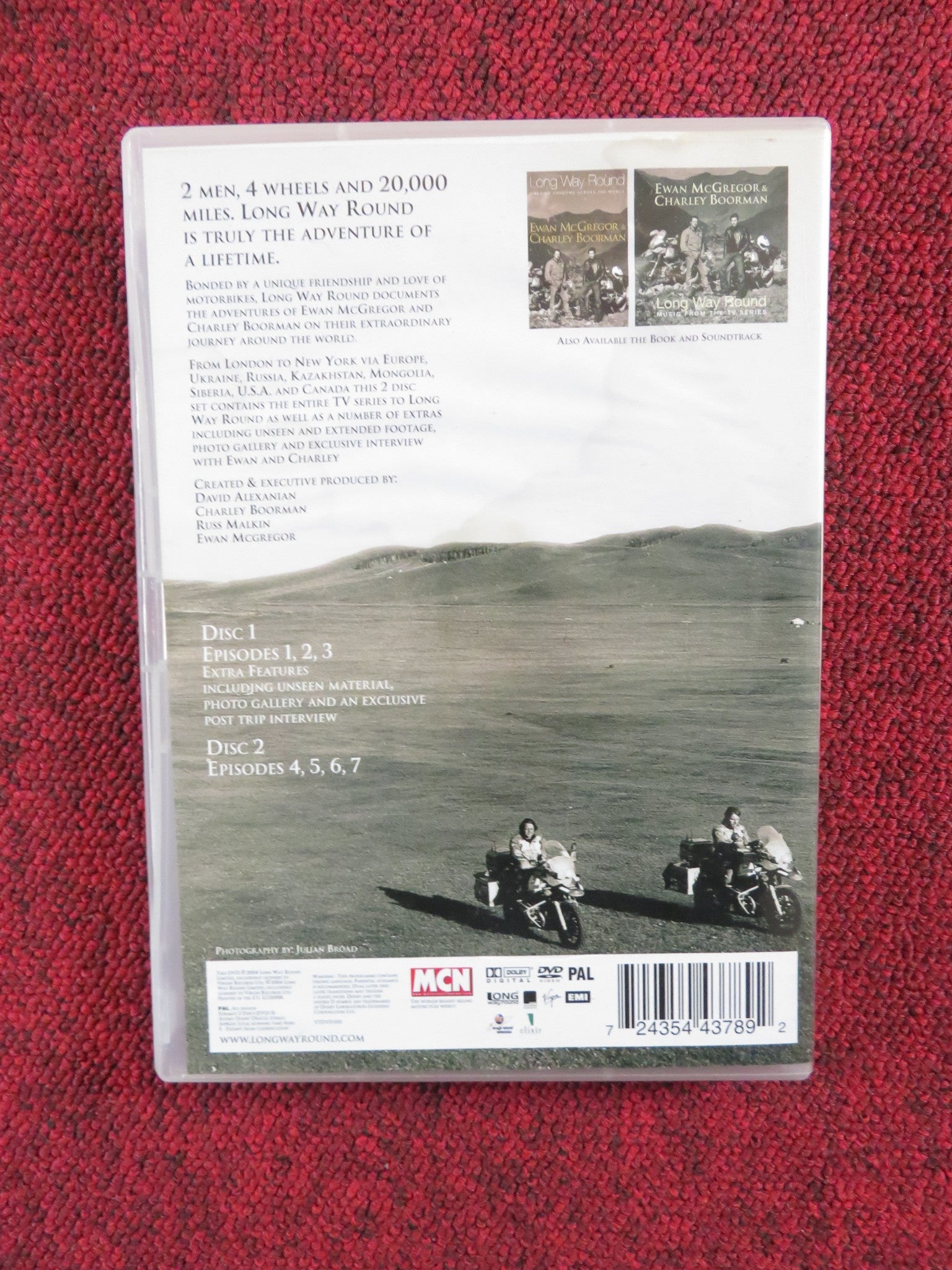 LONG WAY ROUND THE COMPLETE TV SERIES (DVD) EWAN MCGREGOR 2004 REGION 2 - Rendezvous Cinema