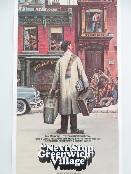 NEXT STOP GREENWICH VILLAGE - STYLE B US INSERT POSTER LENNY BAKER 1976 - Rendezvous Cinema