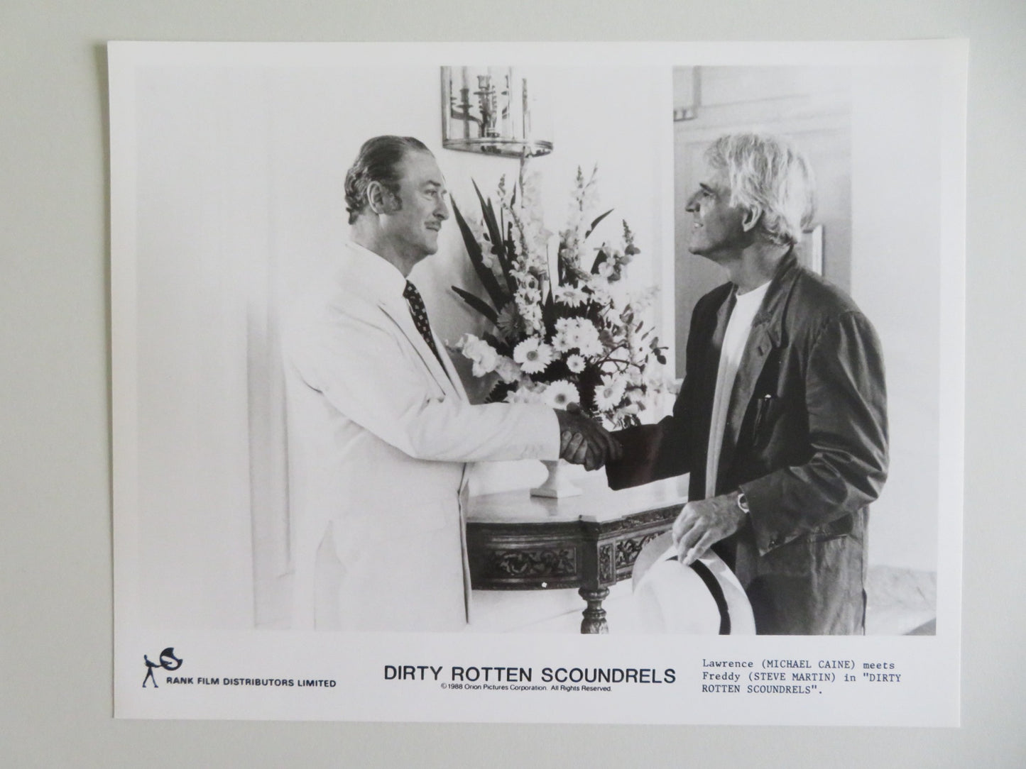 DIRTY ROTTEN SCOUNDRELS MOVIE STILL PHOTO LOT OF 10 STEVE MARTIN M. CAINE 1988