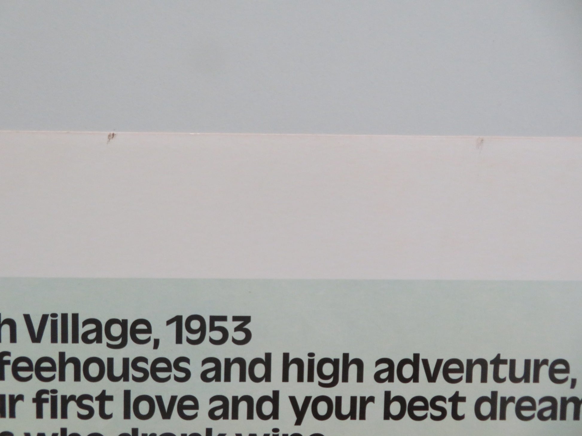 NEXT STOP GREENWICH VILLAGE - STYLE B US INSERT POSTER LENNY BAKER 1976 - Rendezvous Cinema