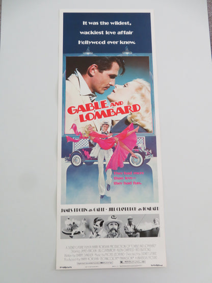GABLE AND LOMBARD US INSERT POSTER JAMES BROLIN JILL CLAYBURGH 1976 - Rendezvous Cinema