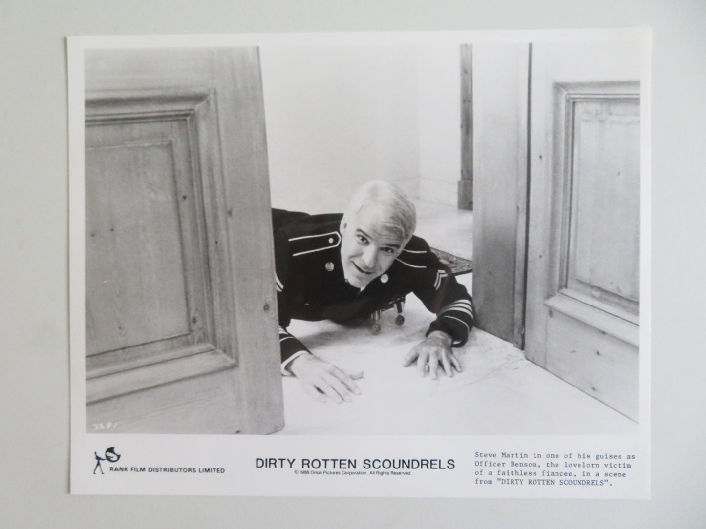 DIRTY ROTTEN SCOUNDRELS MOVIE STILL PHOTO LOT OF 10 STEVE MARTIN M. CAINE 1988