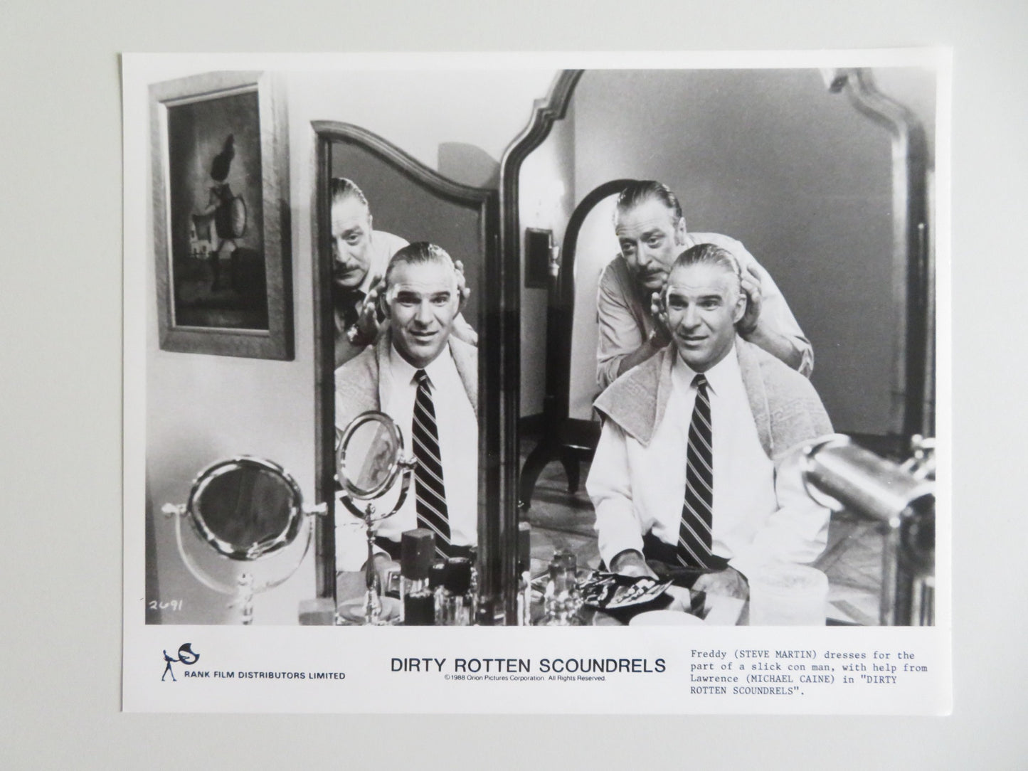 DIRTY ROTTEN SCOUNDRELS MOVIE STILL PHOTO LOT OF 10 STEVE MARTIN M. CAINE 1988